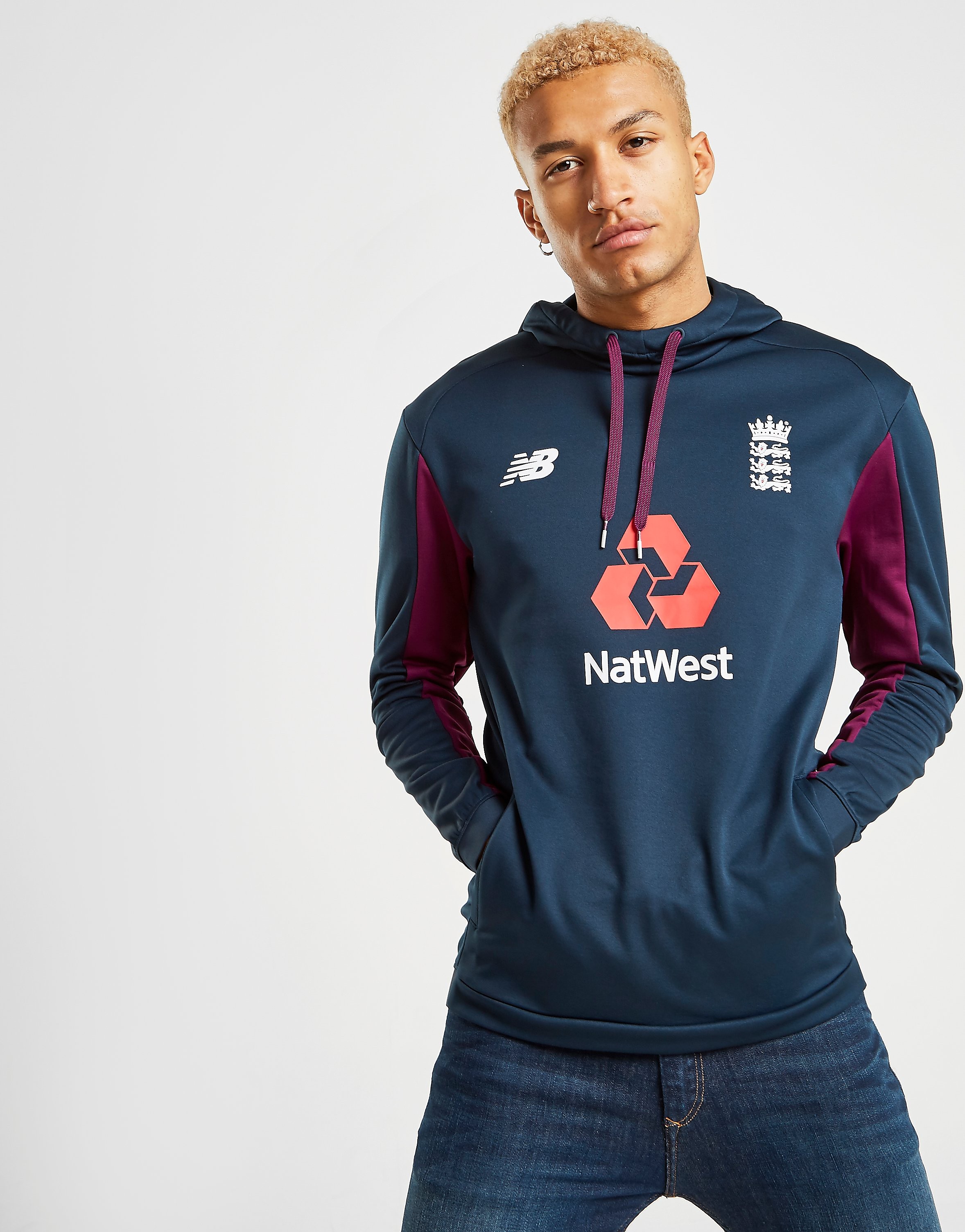 New Balance Ecb Hoodie Heren Blauw new balance kopen in de aanbieding