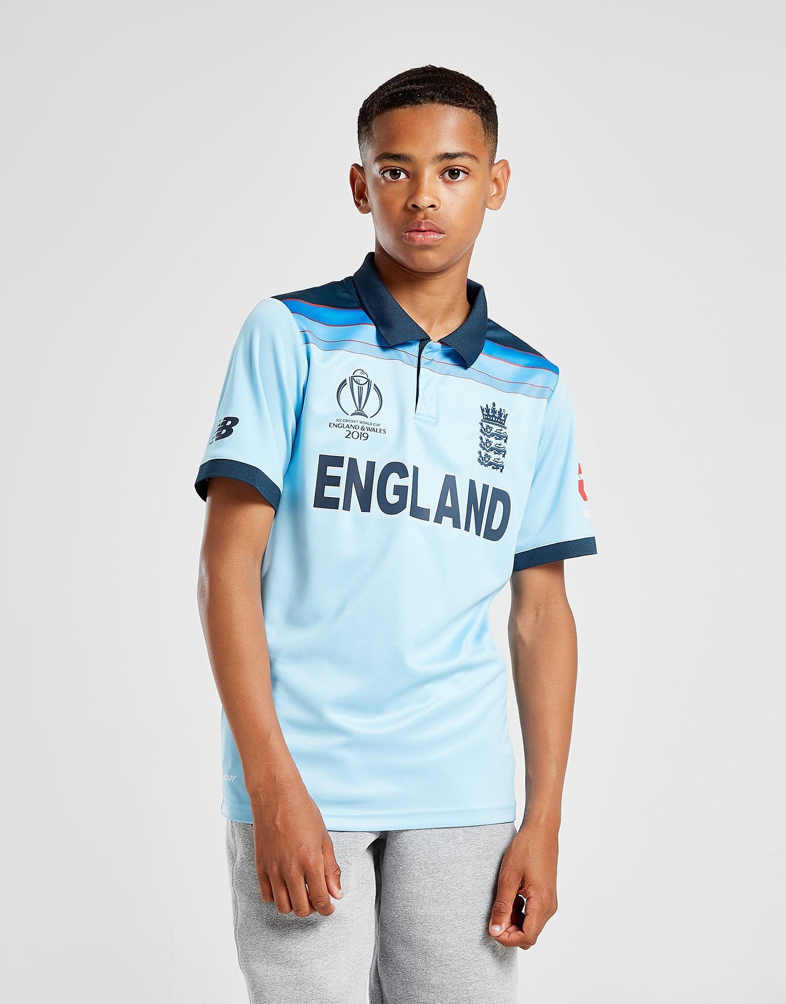 New Balance Ecb World Cup 19 Shirt Junior Blauw Kind new balance kopen in de aanbieding
