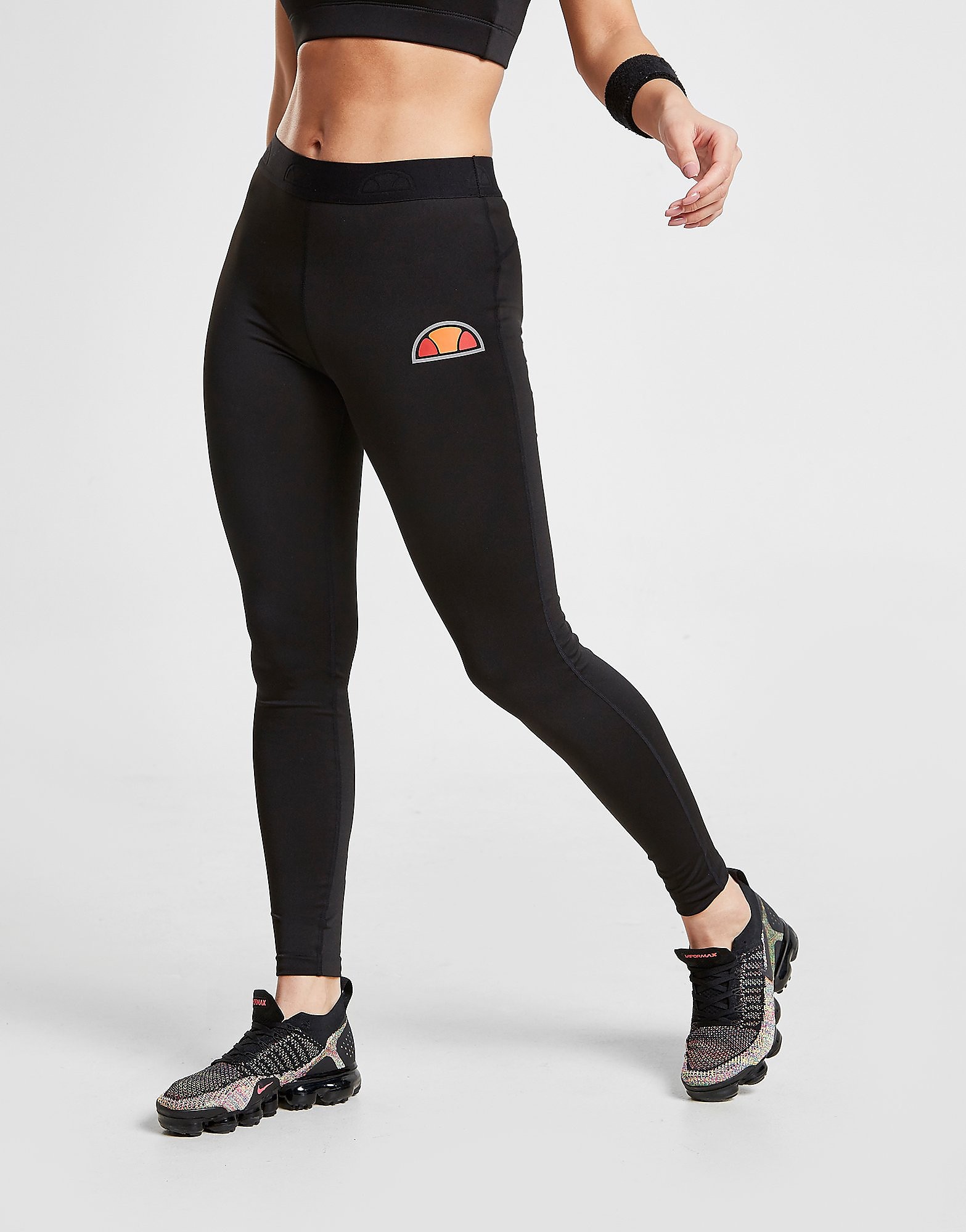 

Ellesse Reflective Logo Tights - Black/Silver - Womens, Black/Silver