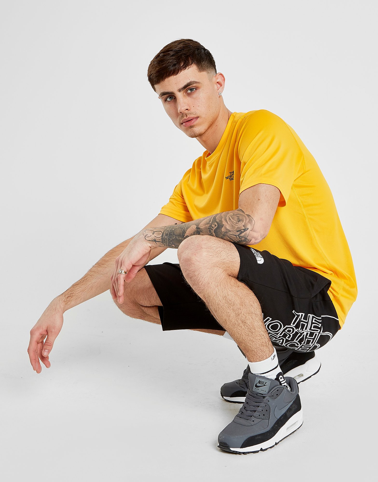 The North Face Graphic Light Shorts Heren Zwart the north face kopen in de aanbieding