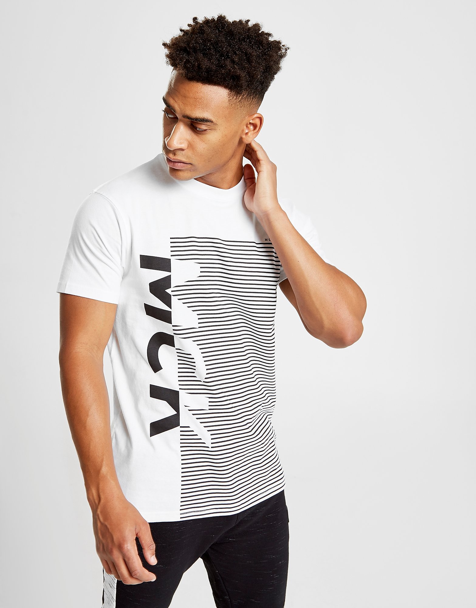 

McKenzie Mario T-Shirt - Only at JD - White/Black - Mens, White/Black