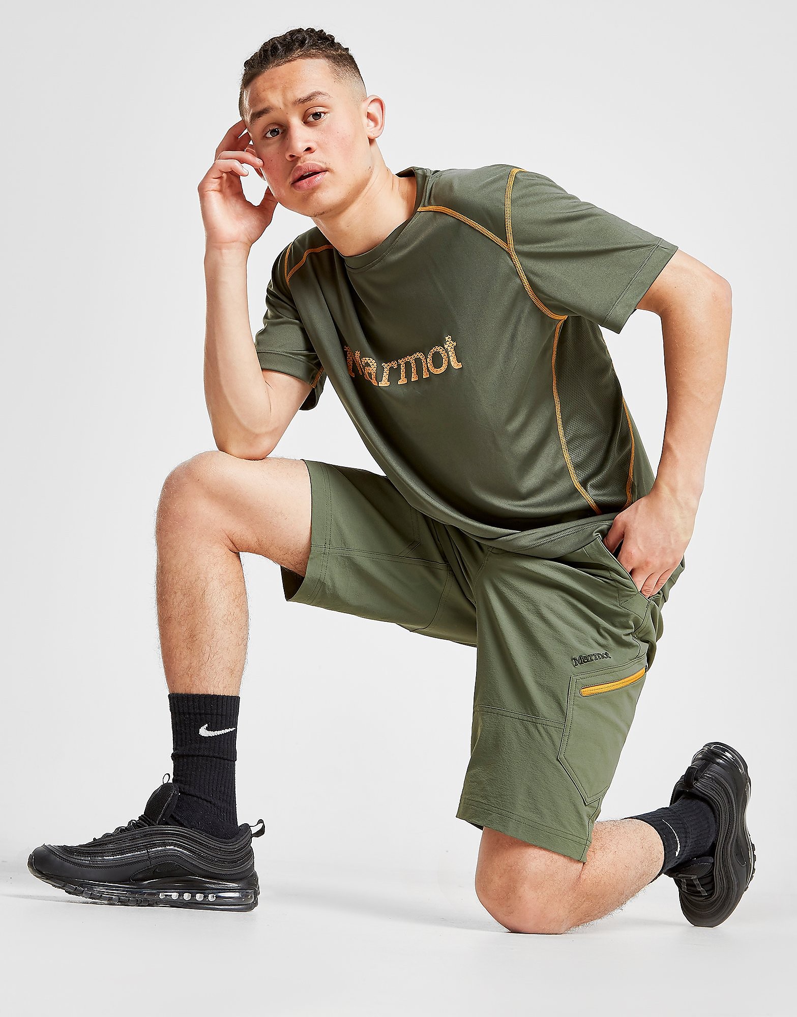 Marmot Pack Shorts Heren Groen marmot kopen in de aanbieding