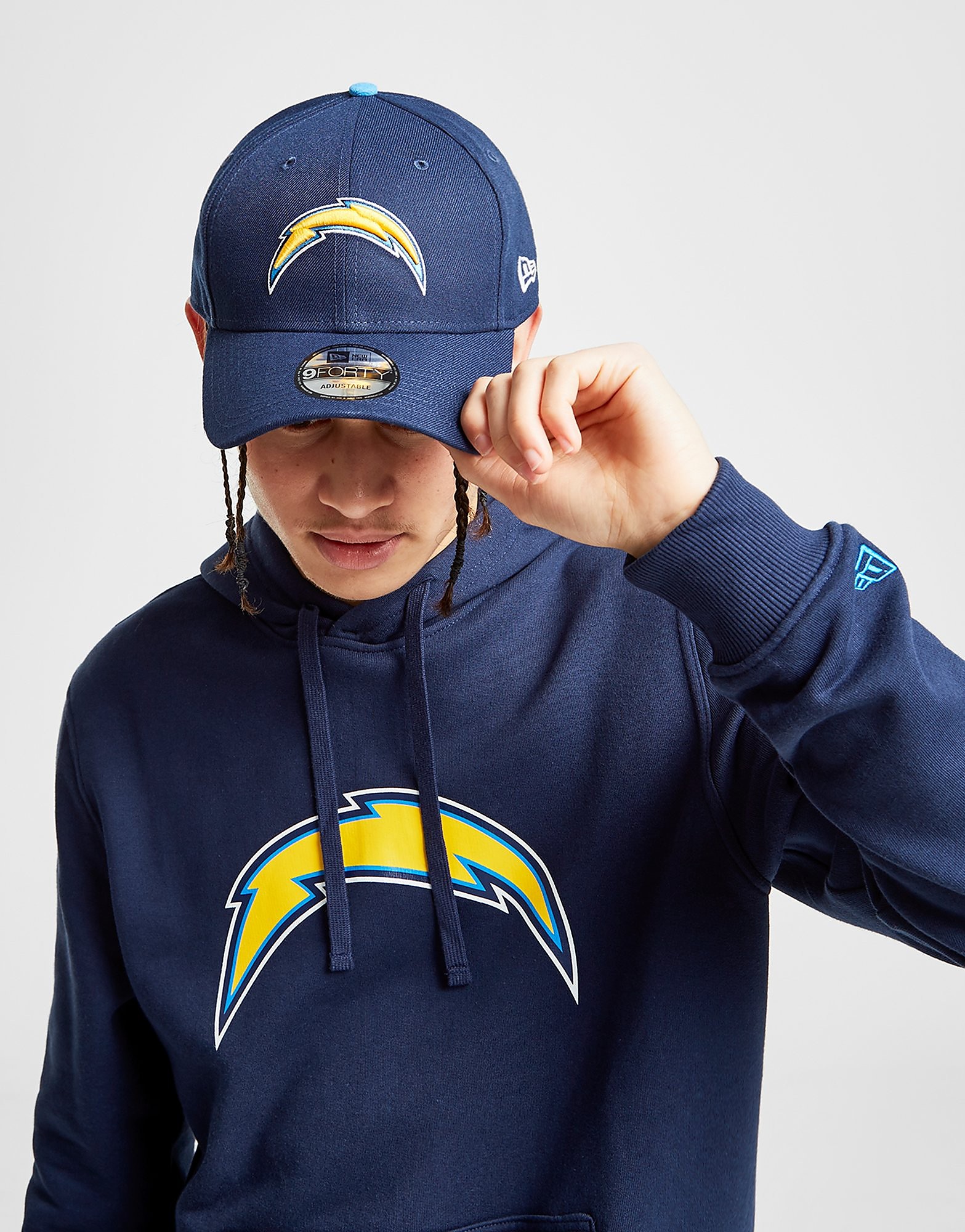 

New Era NFL Los Angeles Chargers 9FORTY Cap - Navy/Yellow - Womens, Navy/Yellow