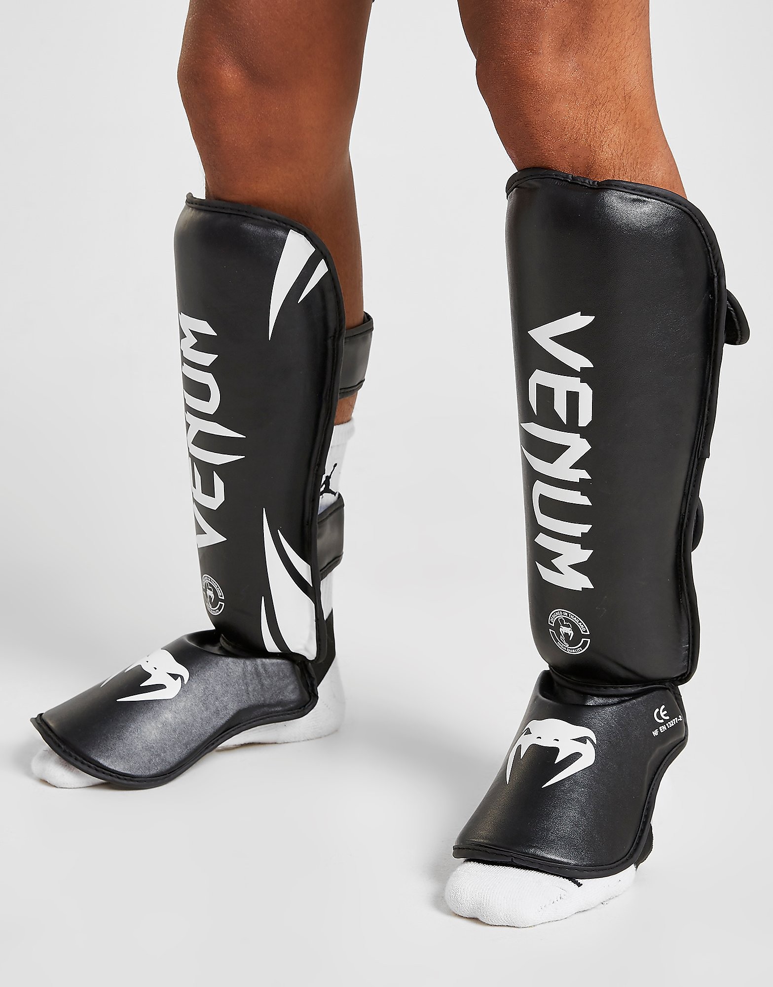 

Venum Stand Up Shinguards - Black/White - Womens, Black/White