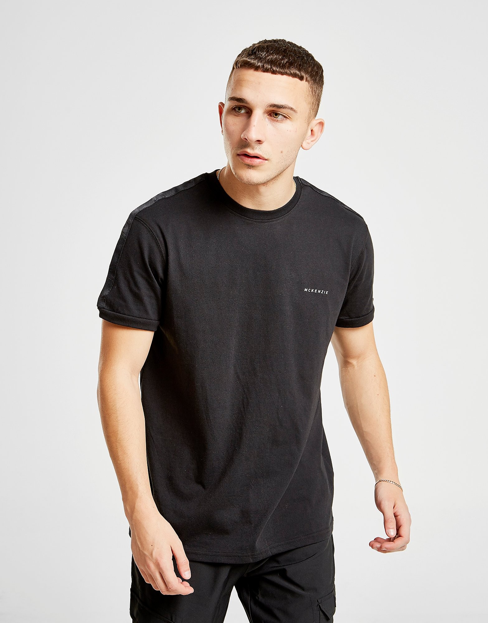 

McKenzie Boddington Taped T-Shirt - Only at JD - Black - Mens, Black