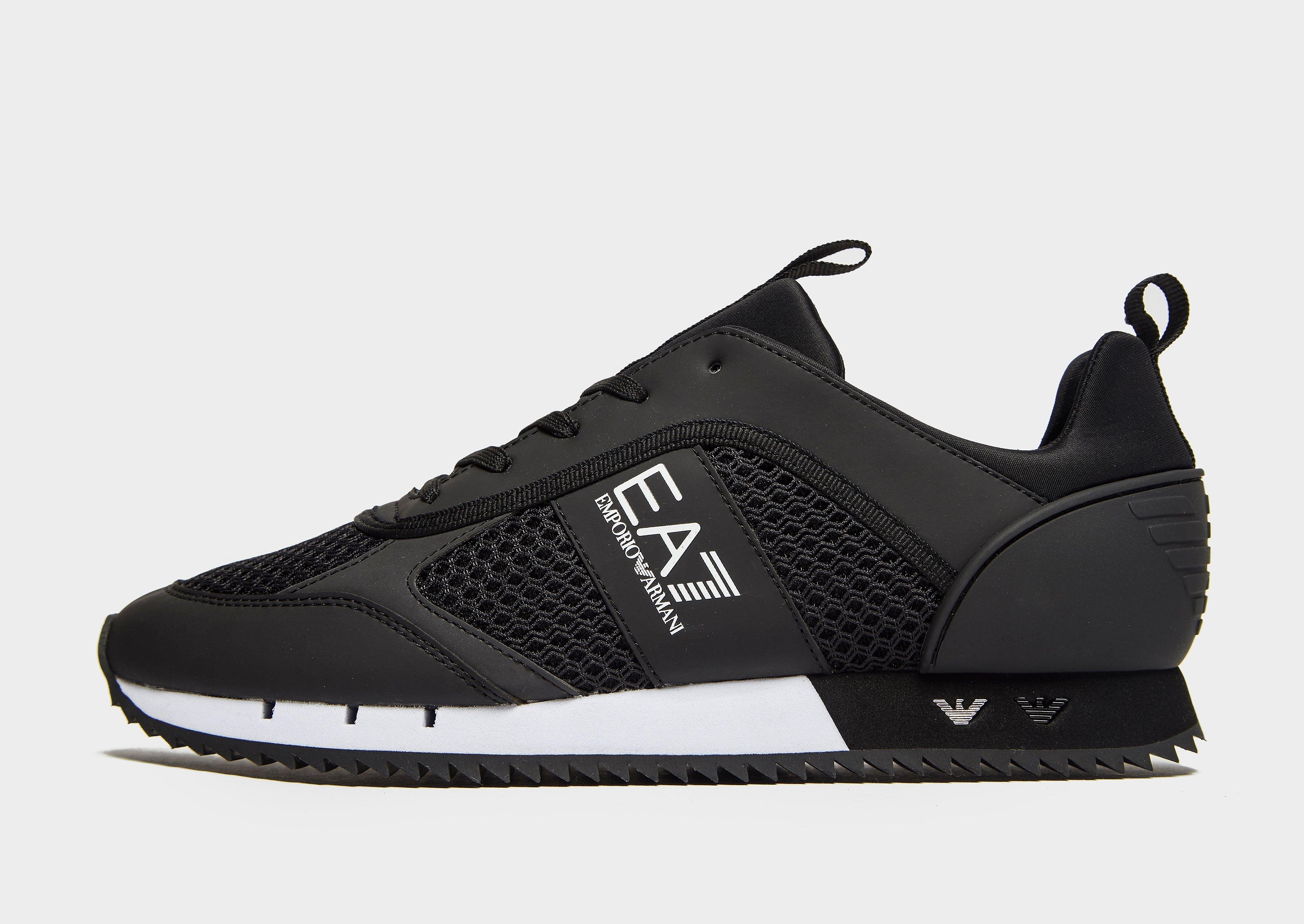 

Emporio Armani EA7 B&W Mesh Run - Black/White - Mens, Black/White