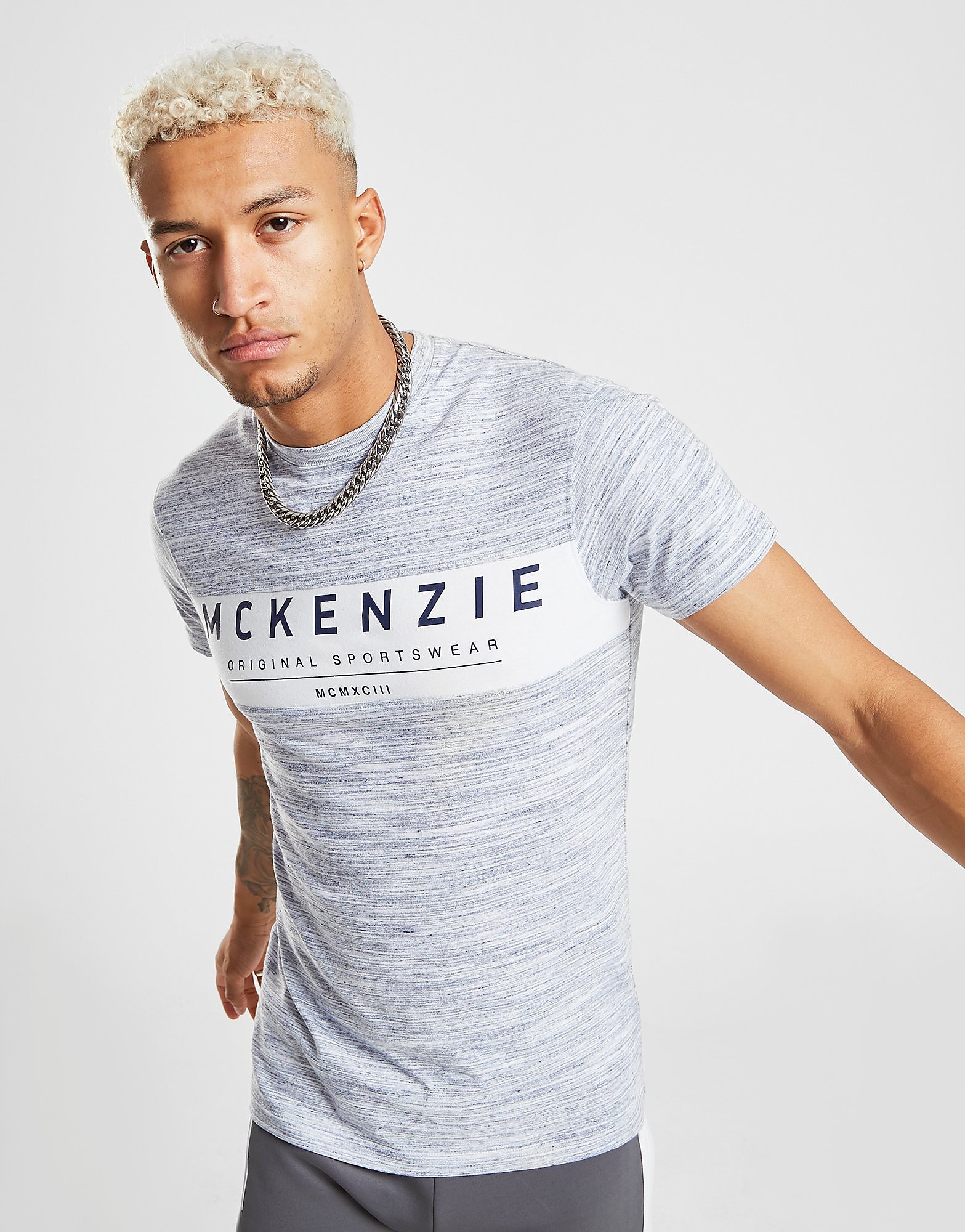 

McKenzie Agaric T-Shirt - Only at JD - Blue/White - Mens, Blue/White
