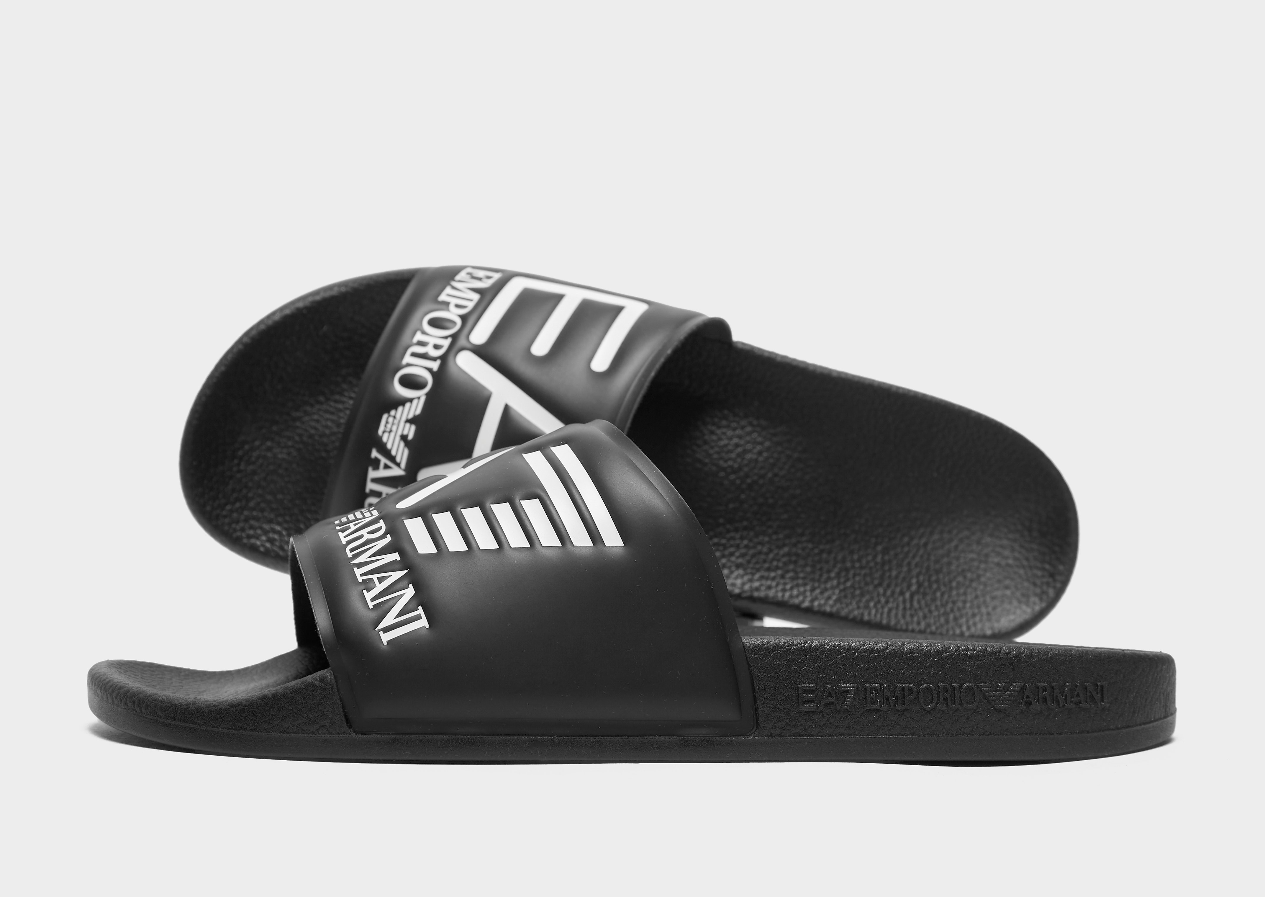 

Emporio Armani EA7 Vis Slides - Black/Black, Black/Black