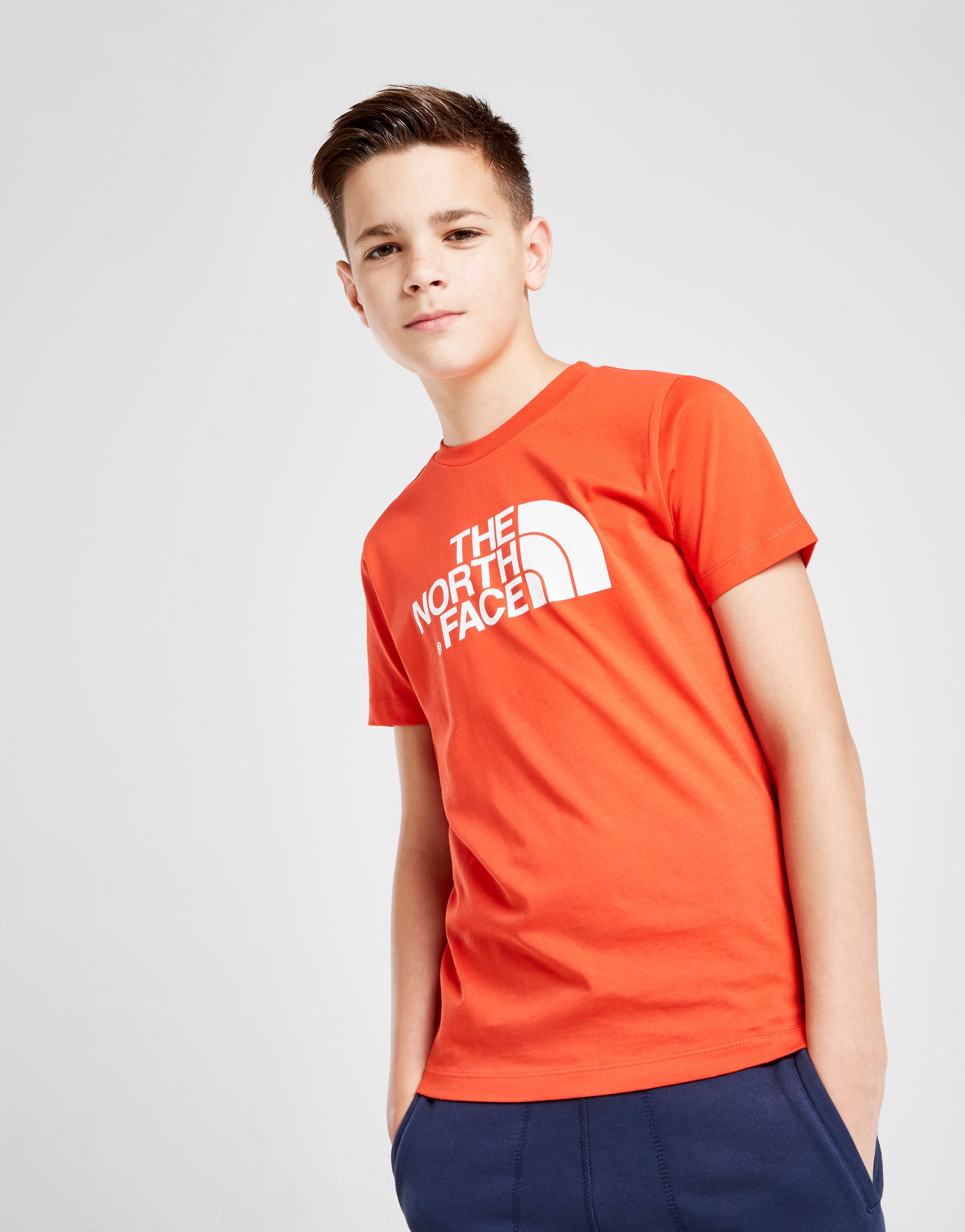 

The North Face Easy Short Sleeve T-Shirt Junior - Red/White - Kids, Red/White