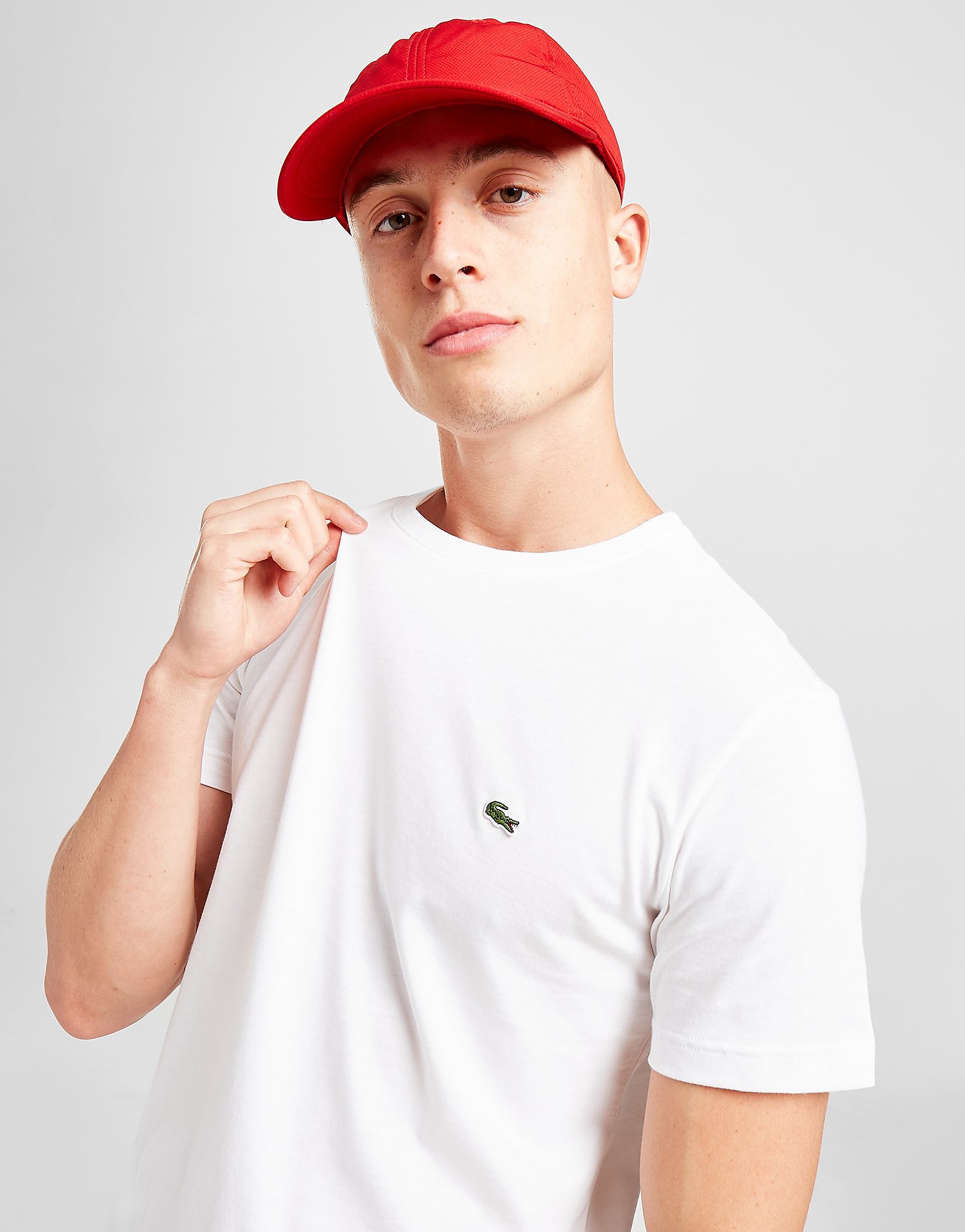 

Lacoste Croc Logo T-Shirt - White, White