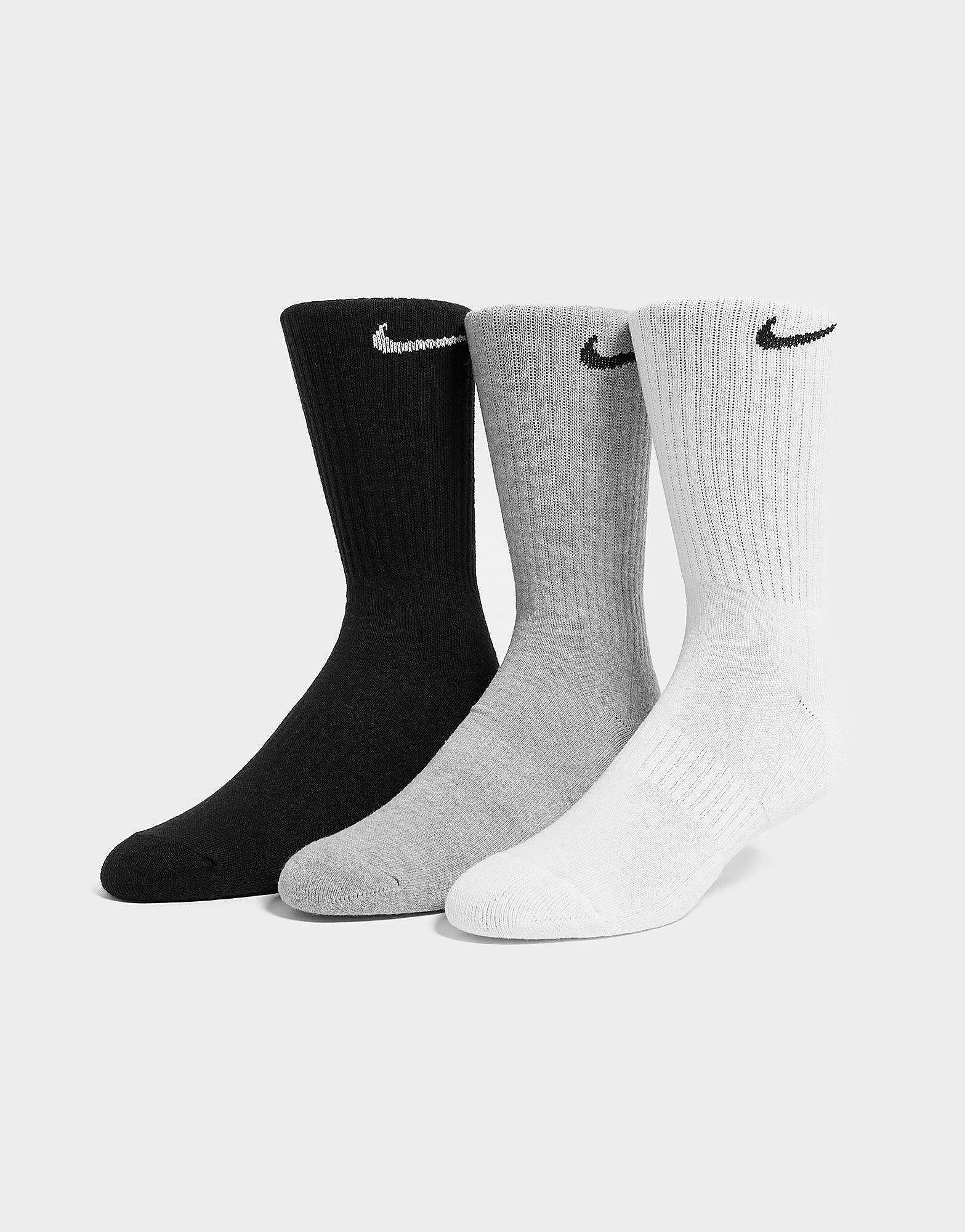 Nike 3 pack cushioned crew sukat - mens, monivärinen, nike