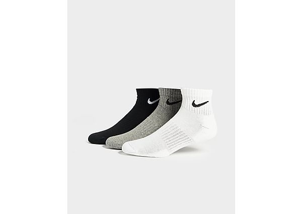 Nike Lot de 3 paires de Chaussettes Homme - Multi-Colour/Grey/Black, Multi-Colour/Grey/Black