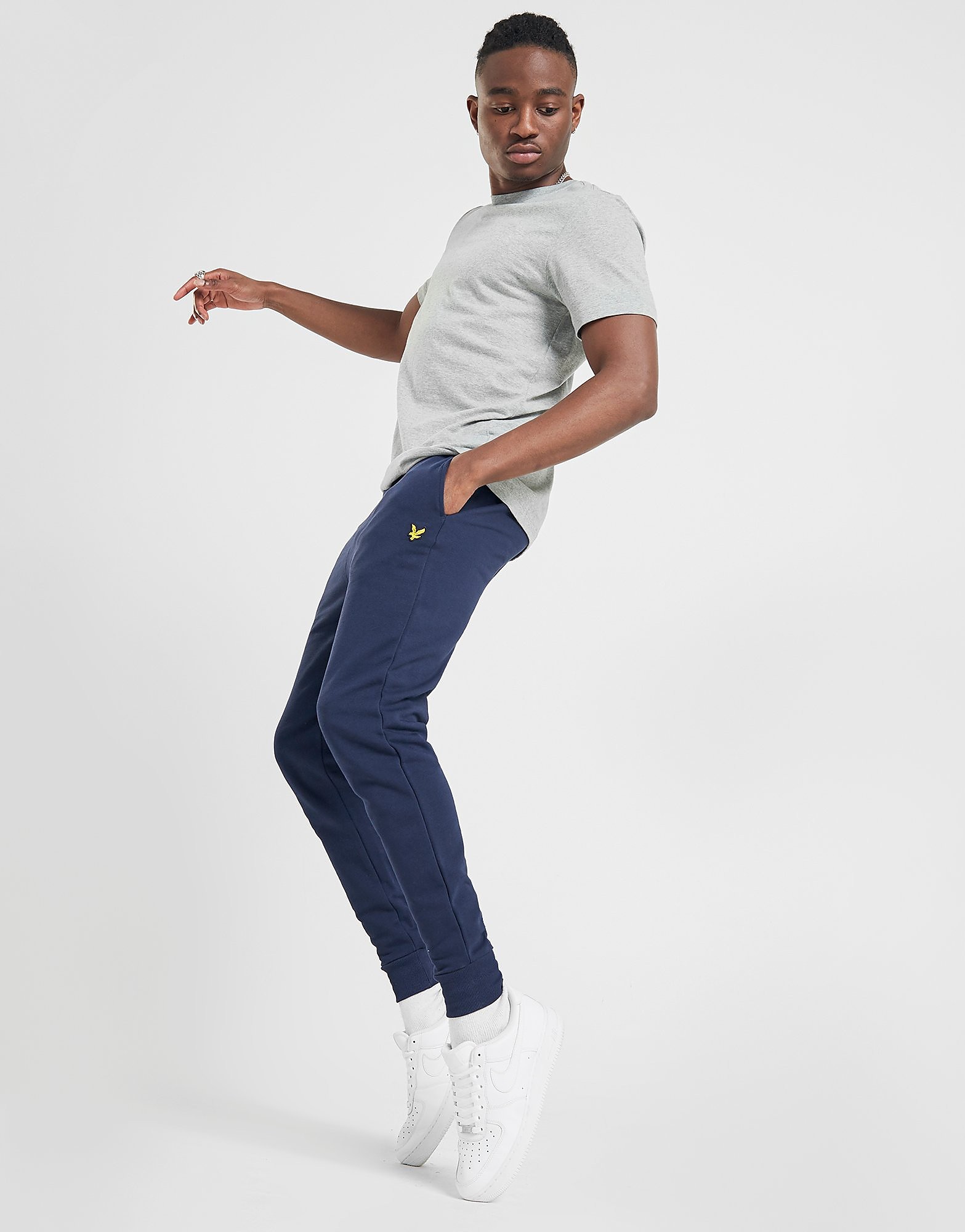 Lyle Scott Slim Joggingbroek Heren Blauw lyle scott kopen in de aanbieding