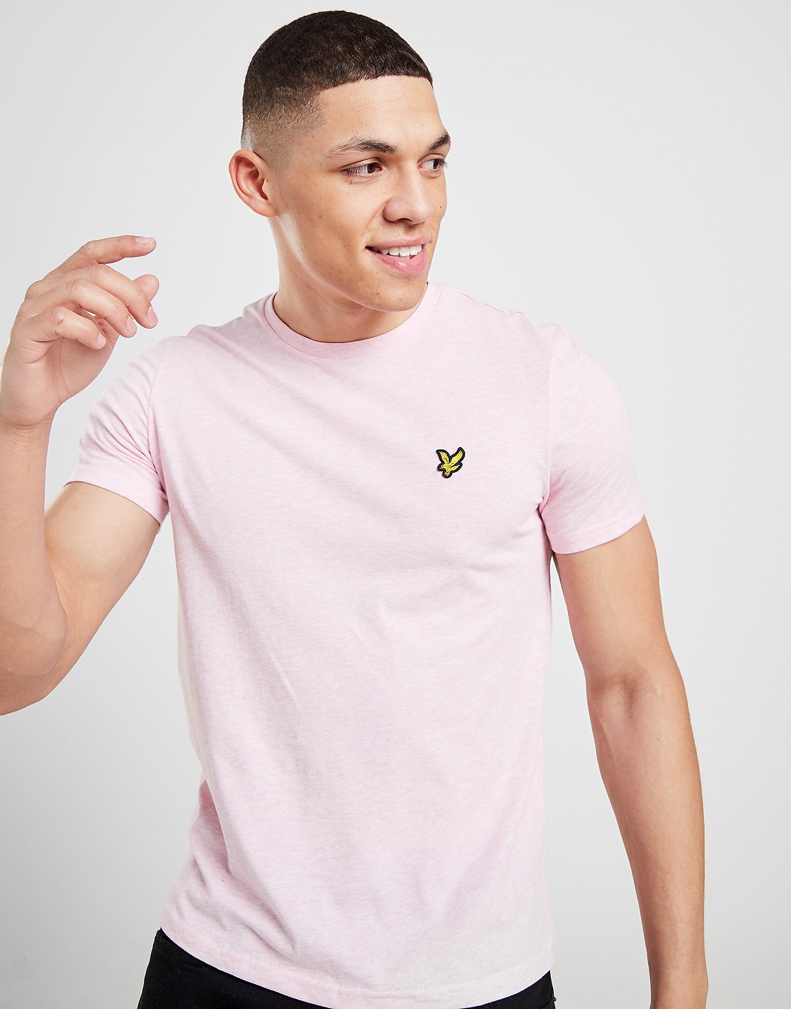 Lyle Scott Core T Shirt Heren Roze lyle scott kopen in de aanbieding