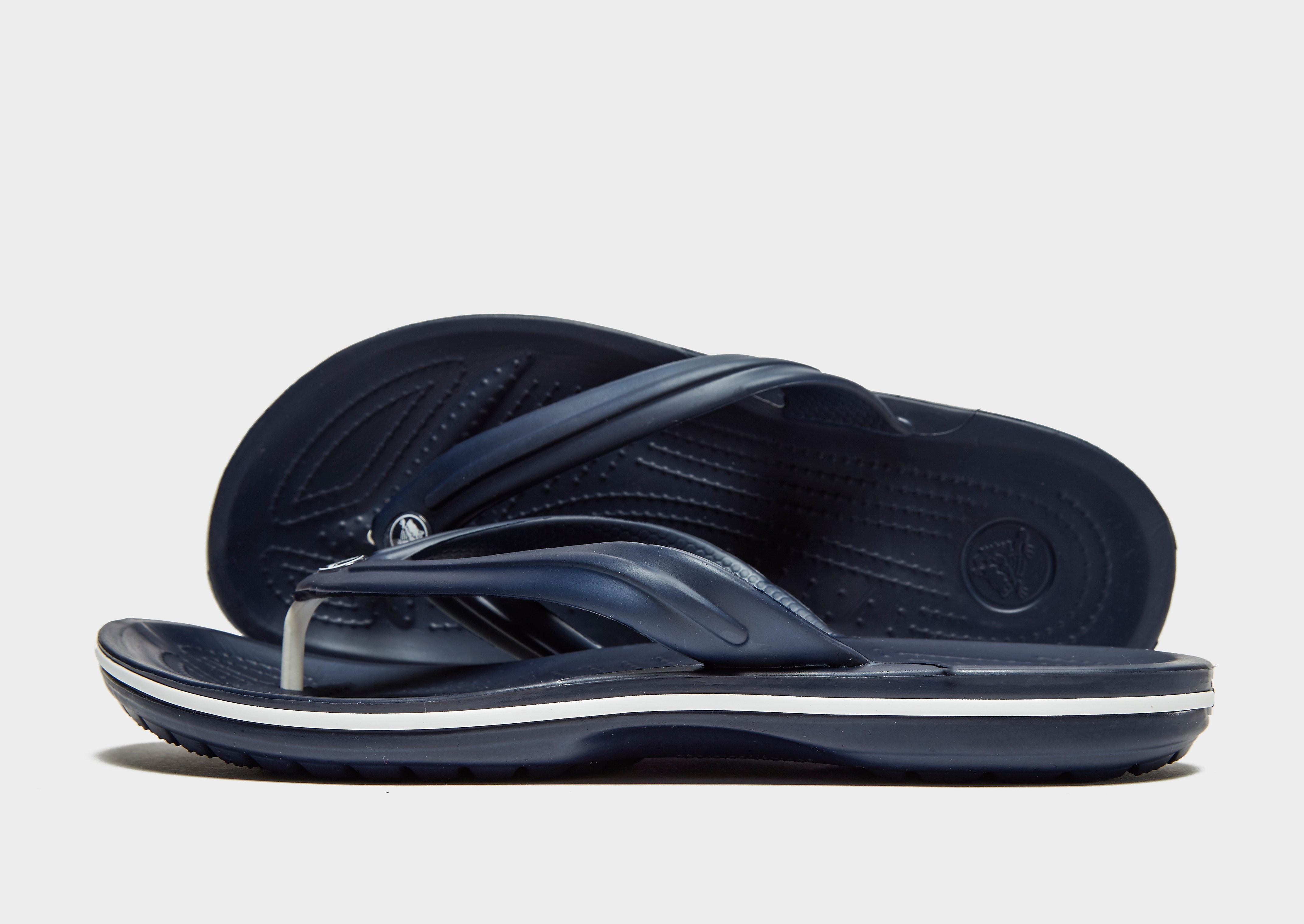 

Crocs Crocband Flip Flops - Navy/White - Mens, Navy/White