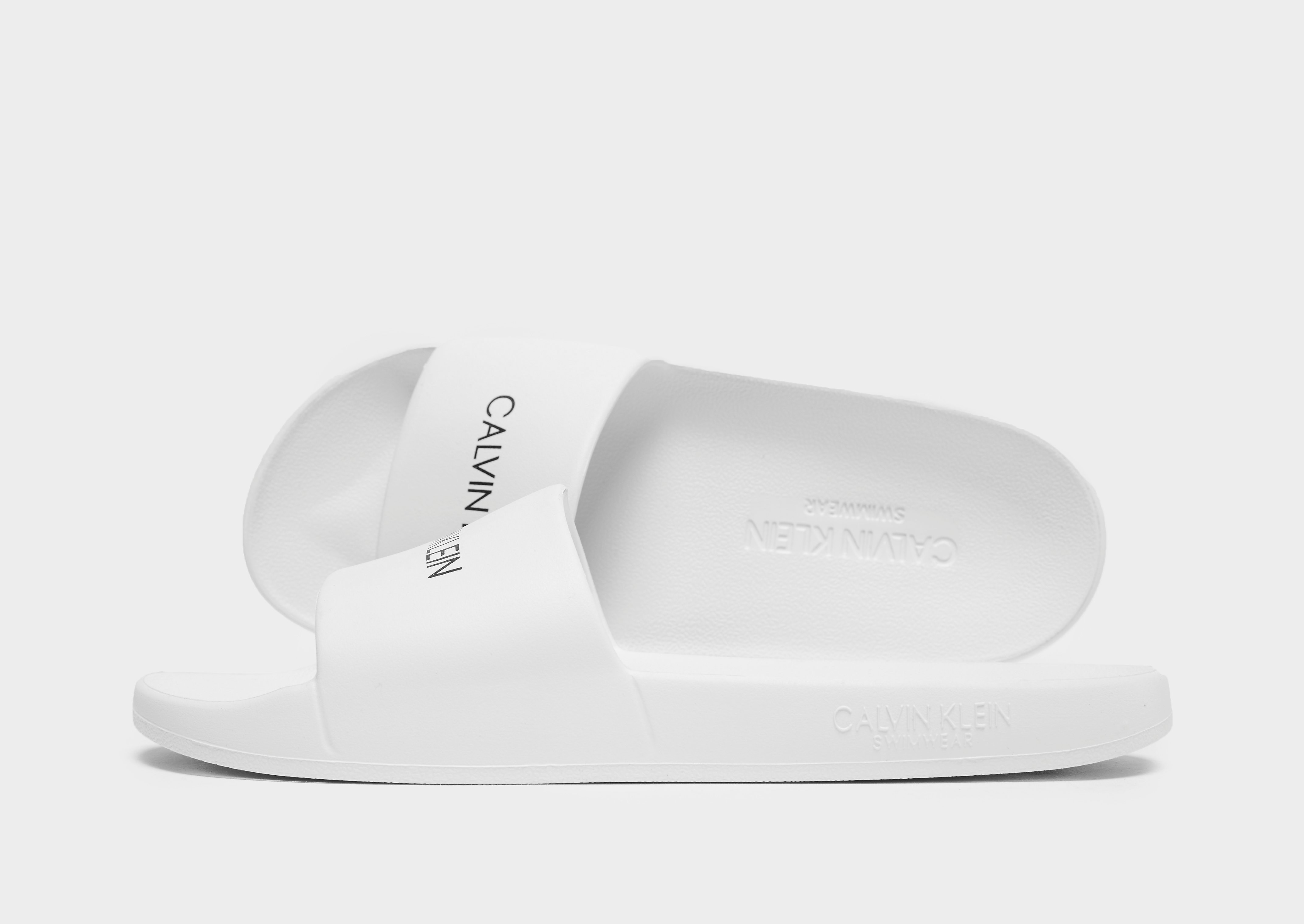 Calvin Klein EVA Slides Children - White/Black - Kids, White/Black