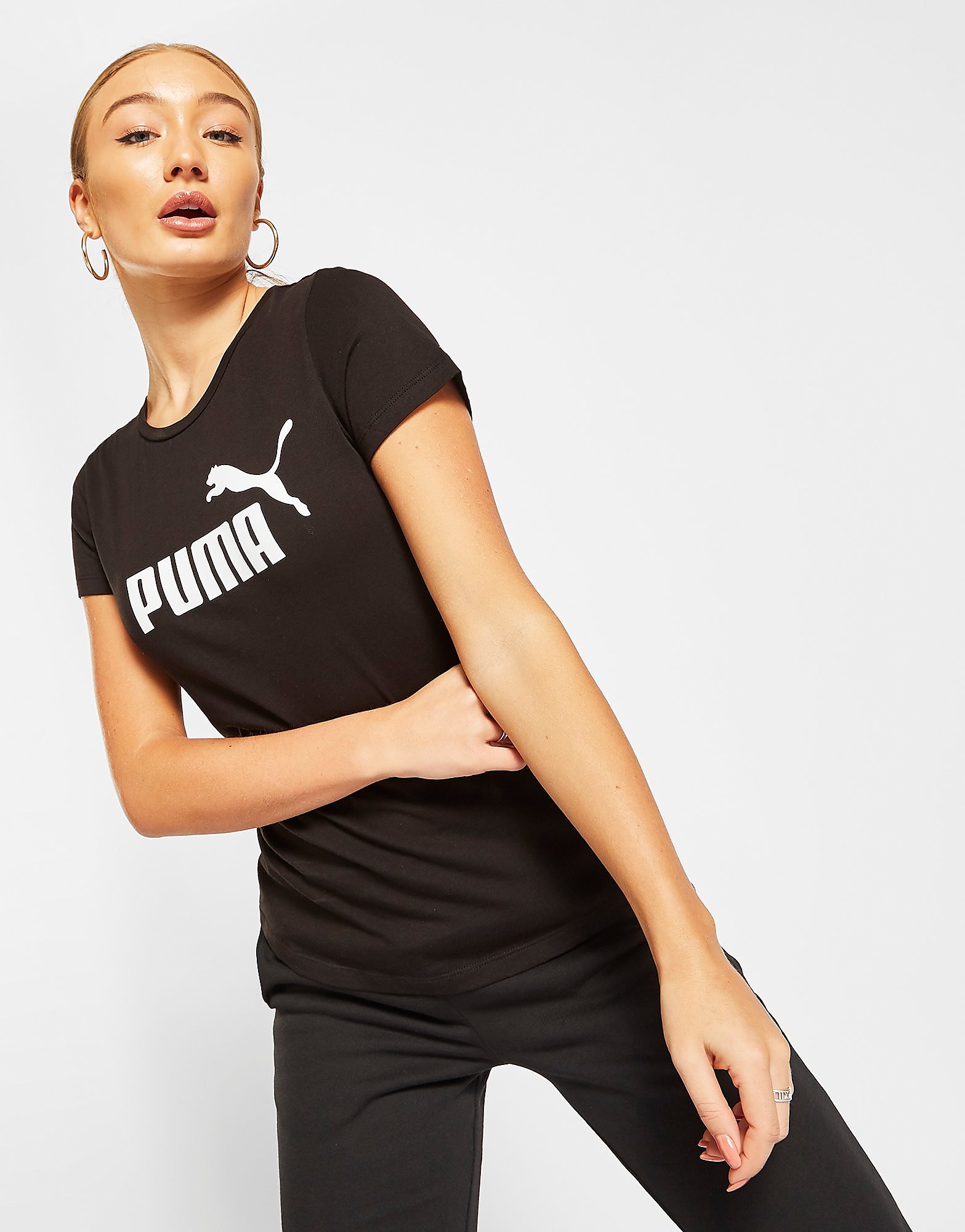 Puma core t-paita naiset - womens, musta, puma