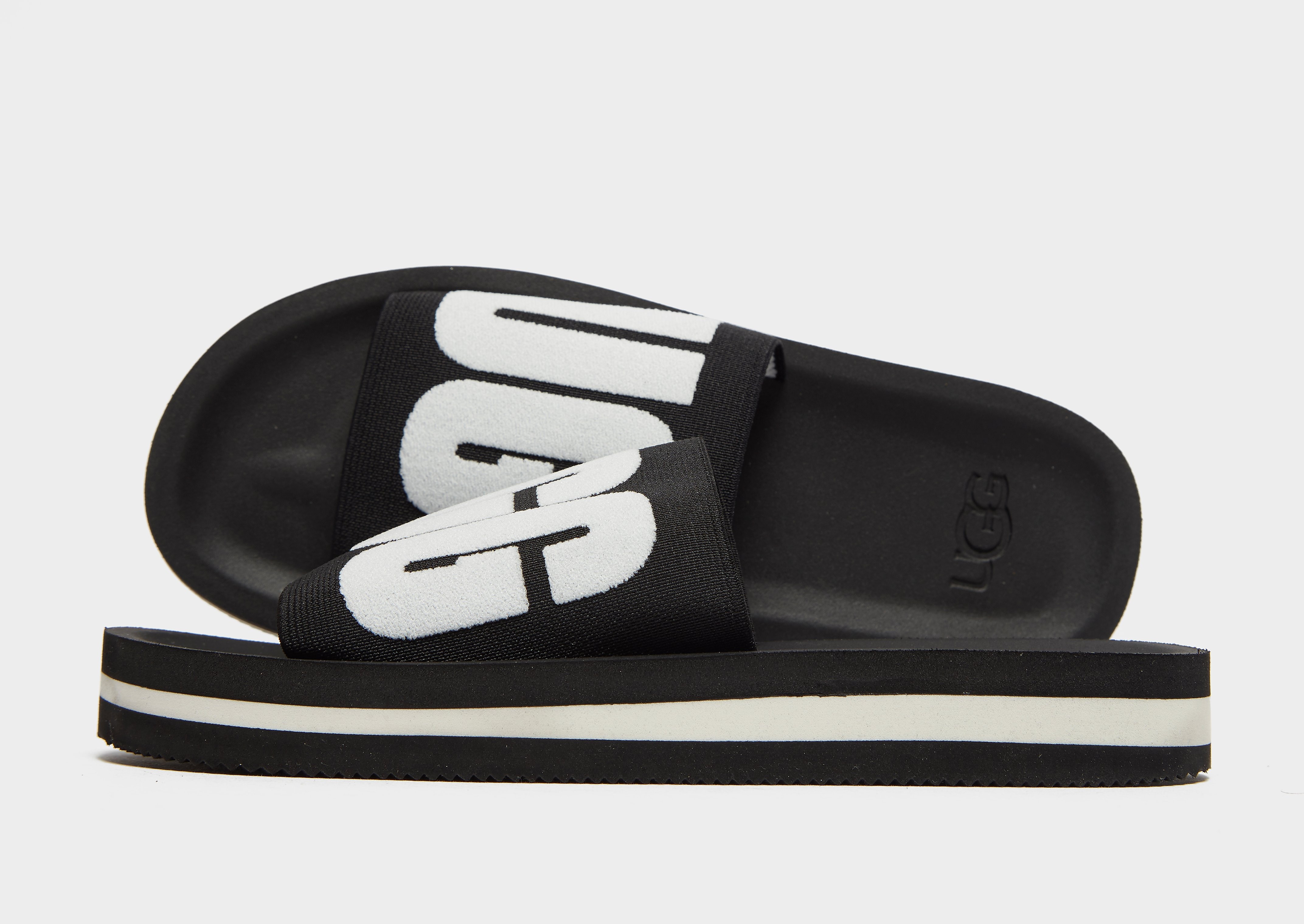 Ugg Zuma Slides Dames Zwart ugg kopen in de aanbieding