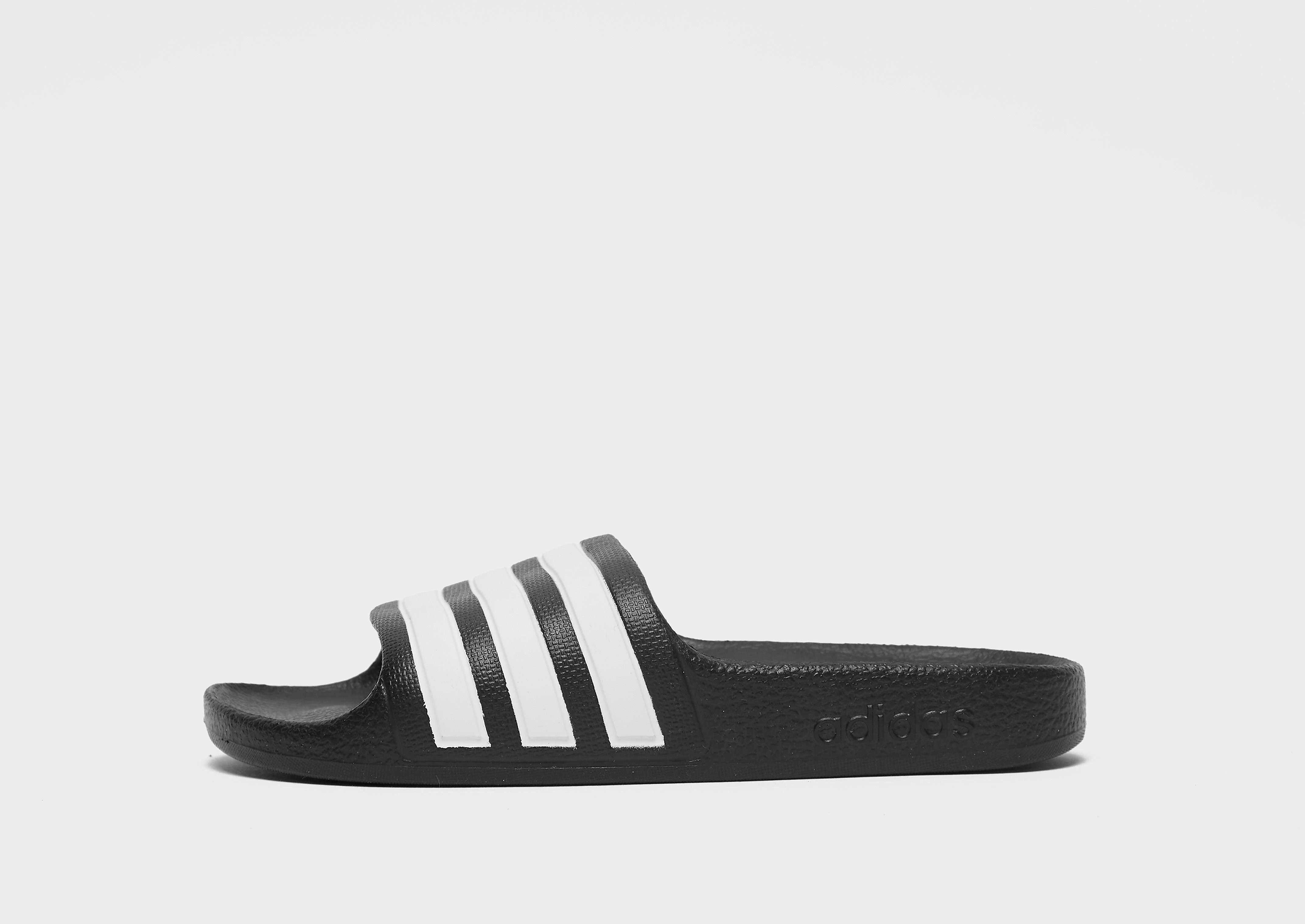 

adidas Adilette Slides Children - Black/White - Kids, Black/White
