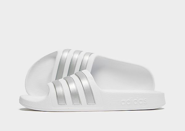 adidas Originals Tongs Adilette Enfant - Silver, Silver