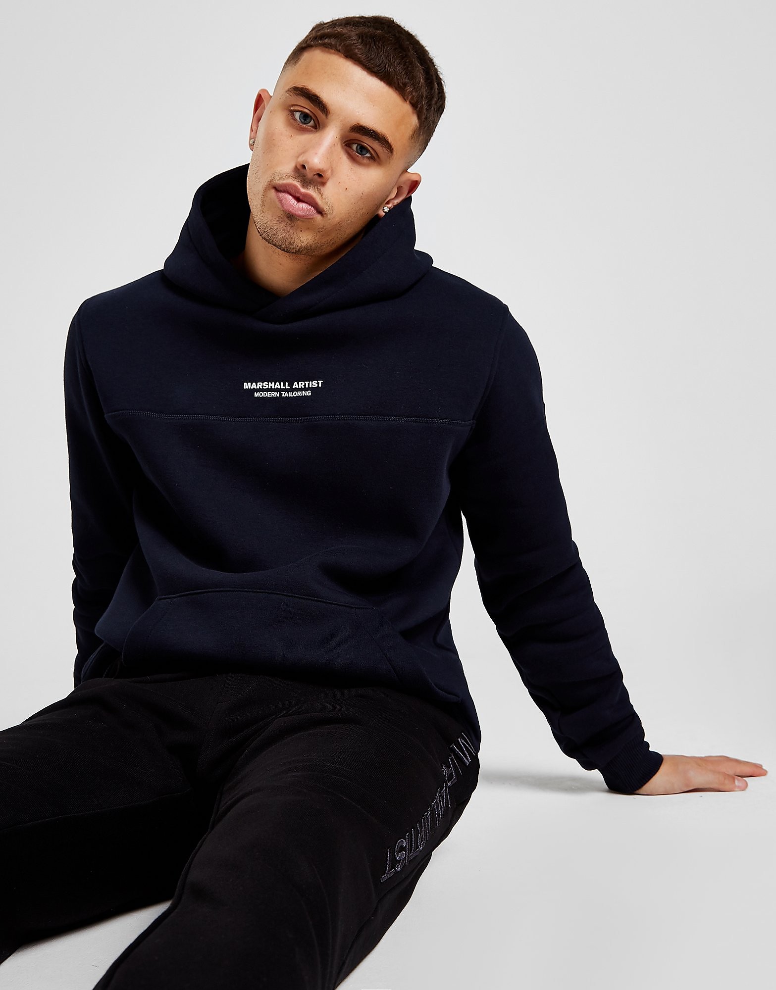 

Marshall Artist Siren Hoodie - Navy/Navy - Mens, Navy/Navy