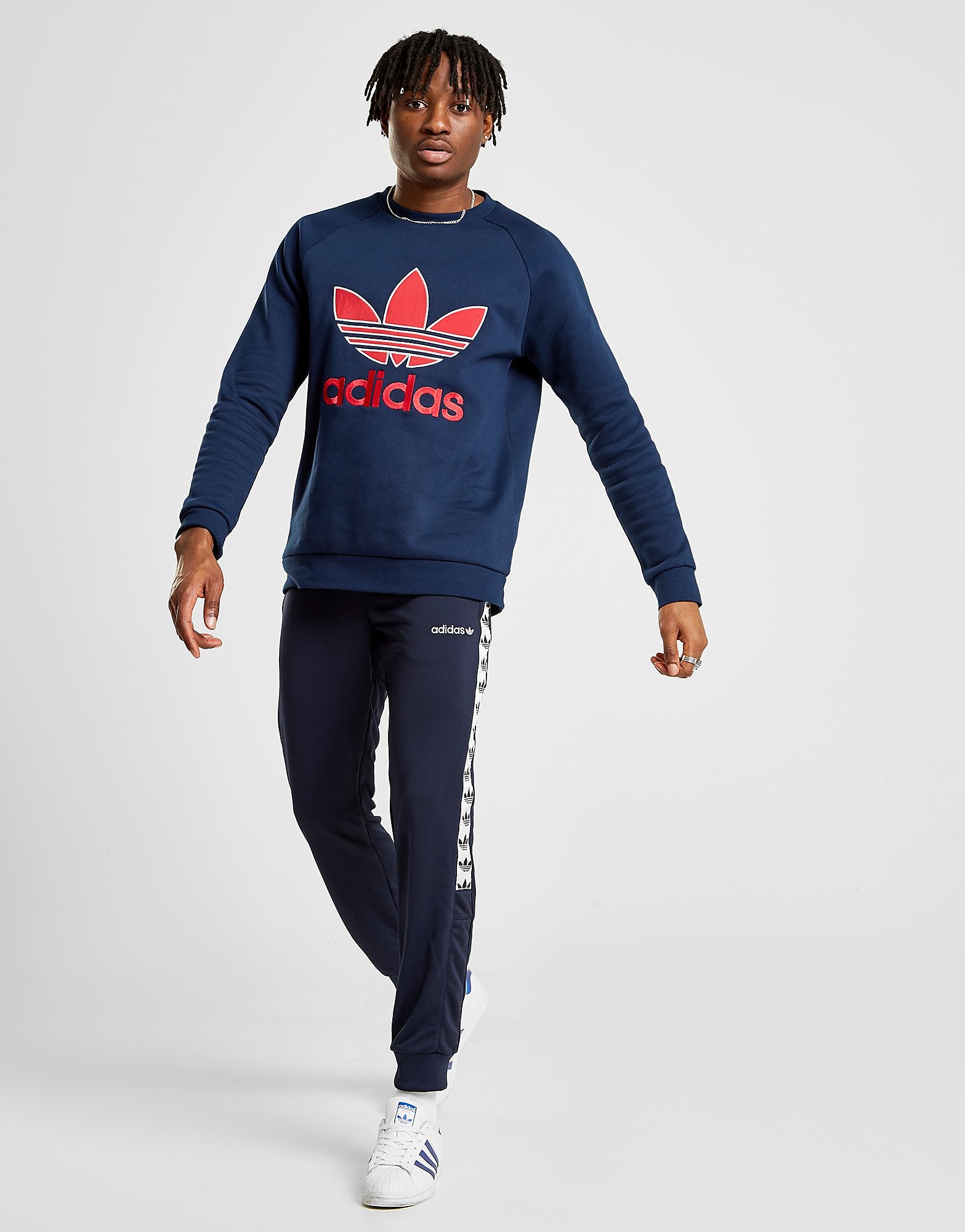Adidas Originals Tape Poly Trainingsbroek Heren Alleen Bij Jd Blauw adidas originals kopen in de aanbieding