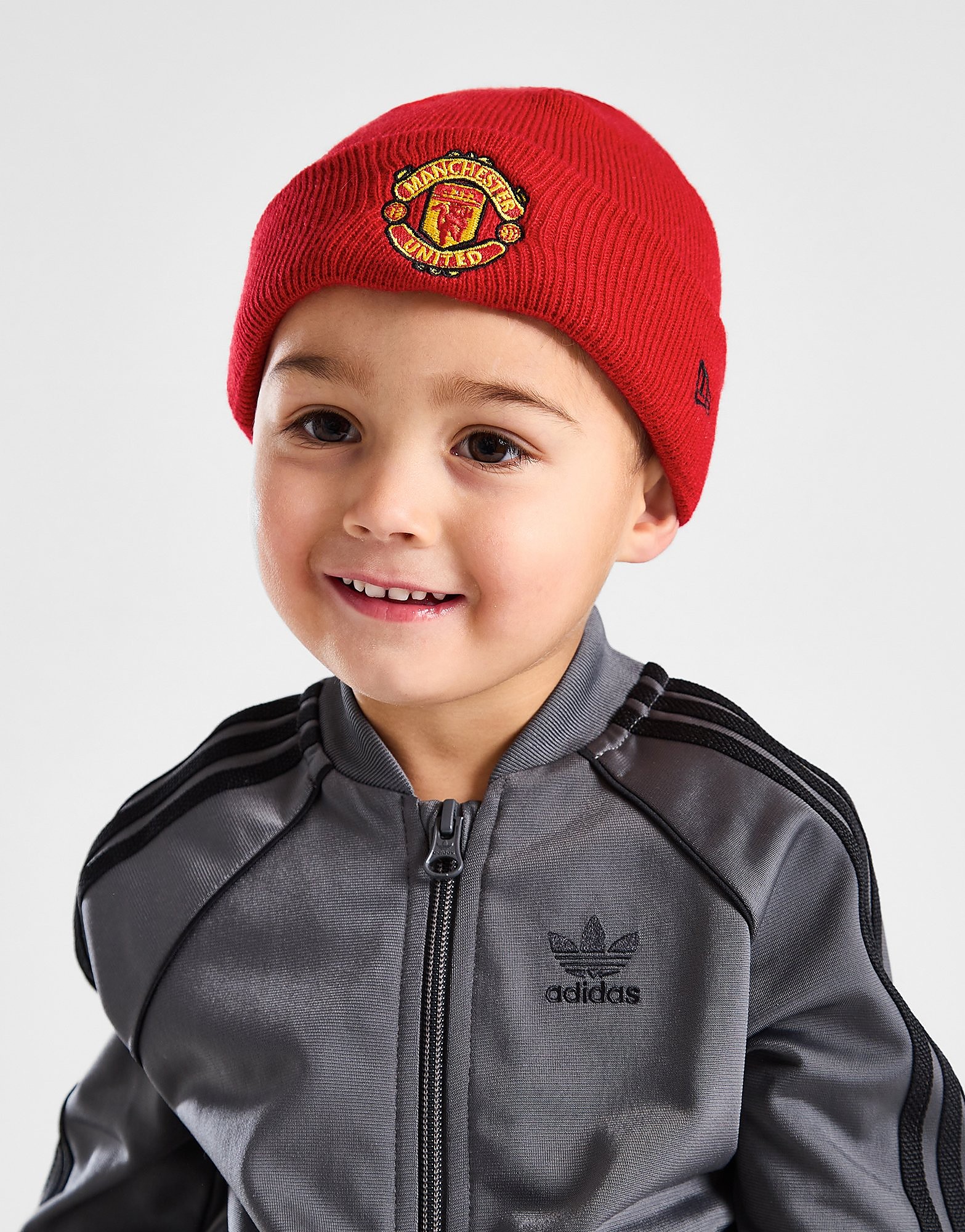 

New Era Manchester United FC Basic Cuff Beanie Hat Infant - Red - Kids, Red