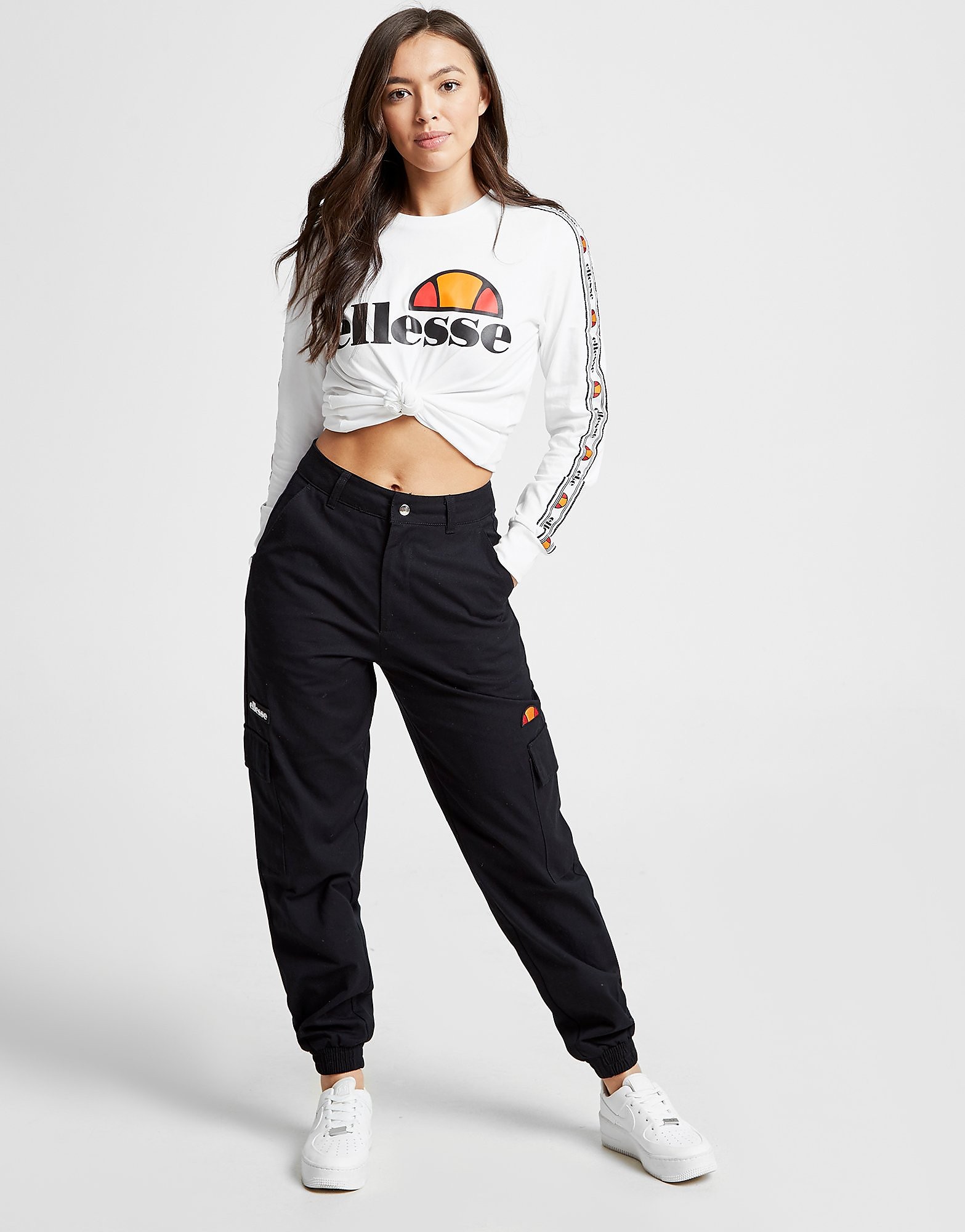 Ellesse Cargo Pants Alleen Bij Jd Zwart Dames ellesse kopen in de aanbieding