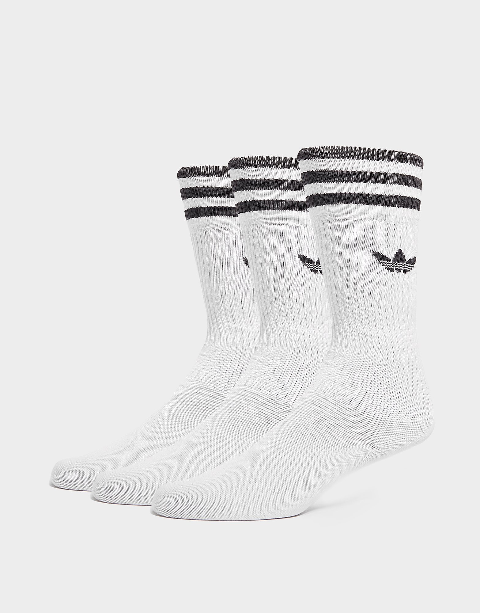 

adidas Originals 3-Pack Socks - White - Womens, White