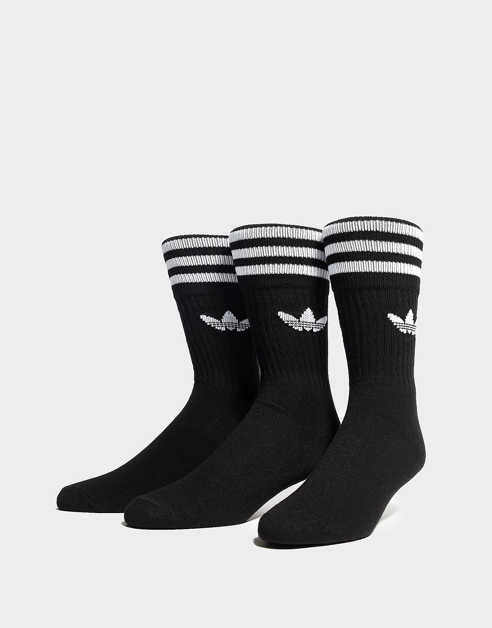 

adidas Originals 3-Pack Socks - Black - Womens, Black