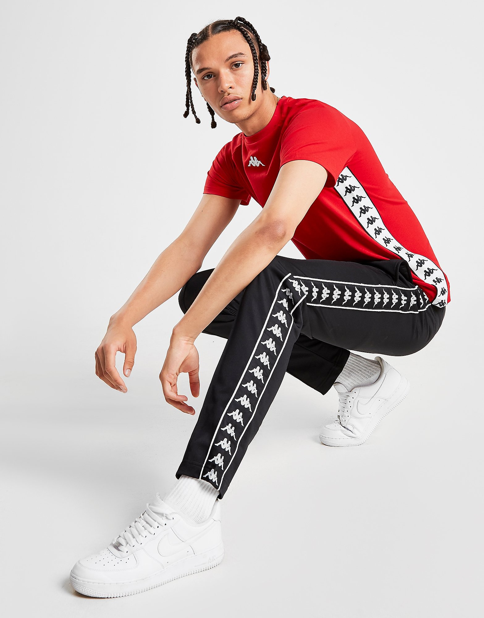 Kappa Balmino T Shirt Heren Alleen Bij Jd Rood kappa kopen in de aanbieding