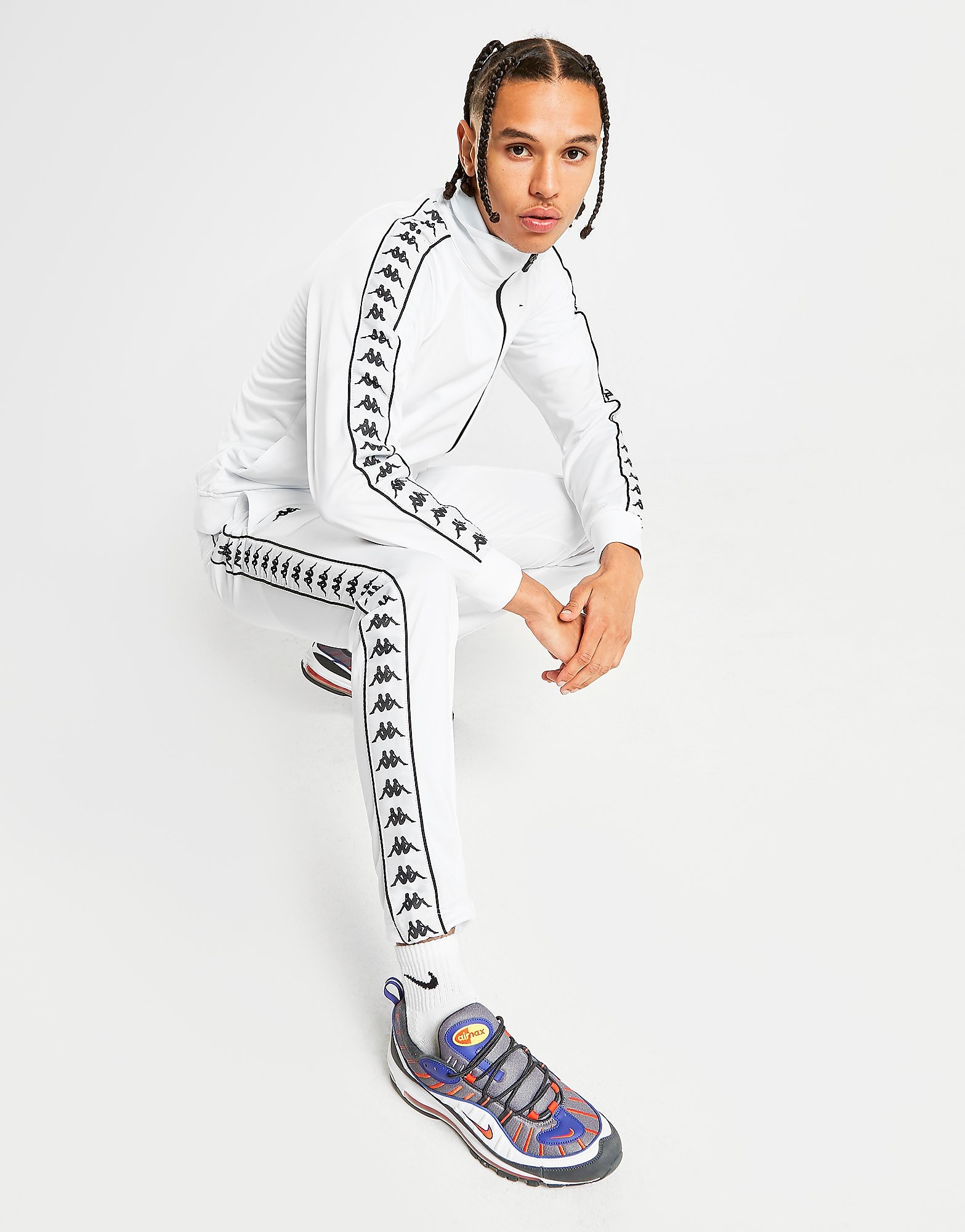 Kappa Astoria Trainingsbroek Heren Alleen Bij Jd Wit kappa kopen in de aanbieding