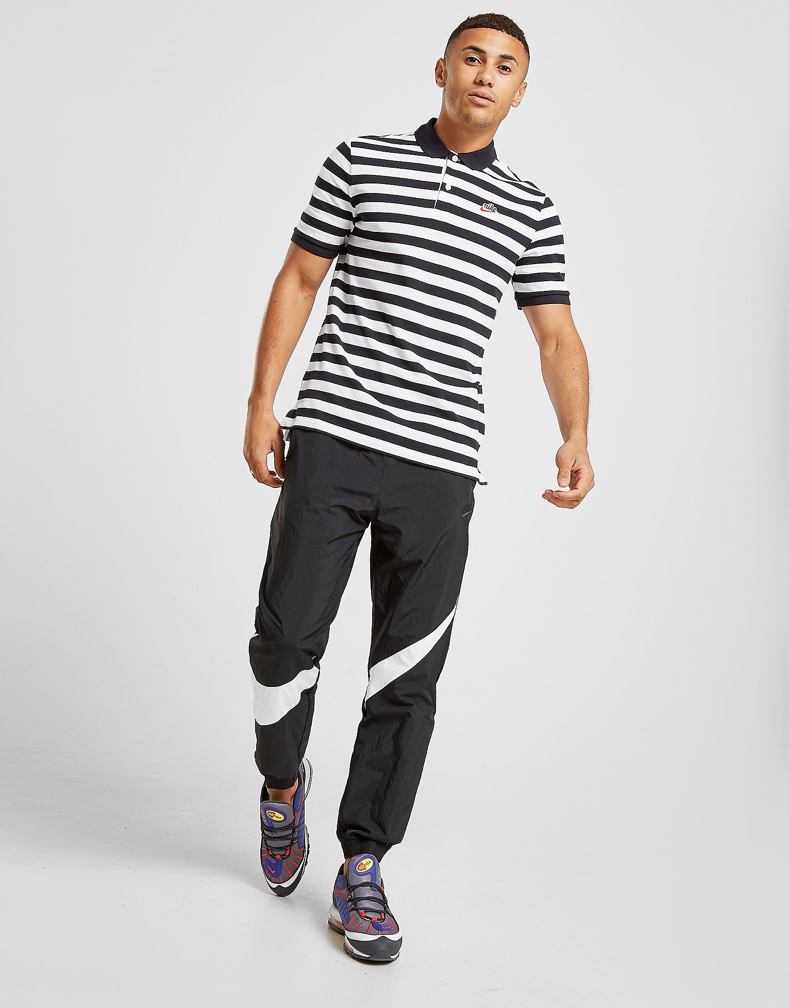 Nike Club Polo Shirt Heren Zwart nike kopen in de aanbieding