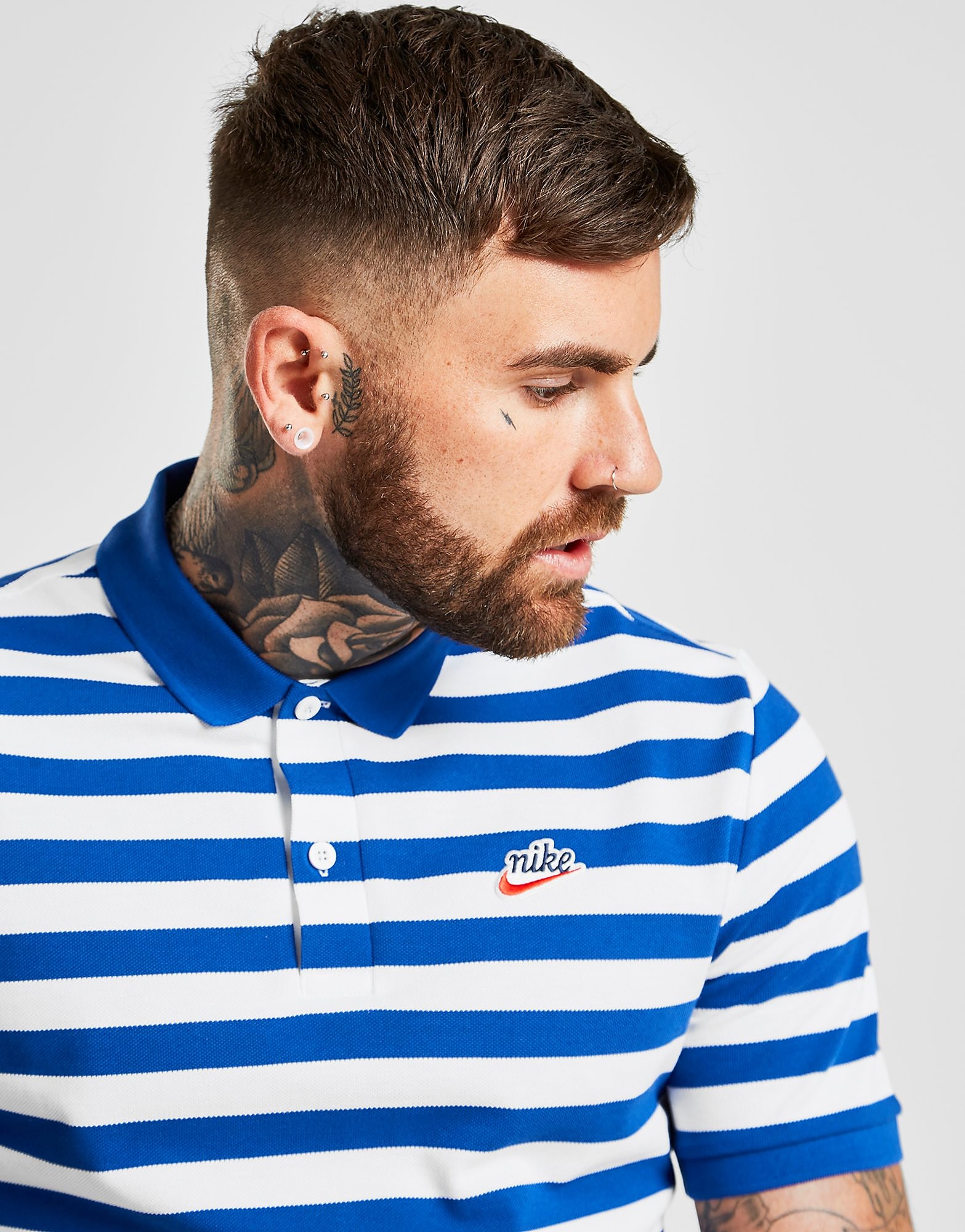 Nike Club Polo Shirt Heren Blauw nike kopen in de aanbieding