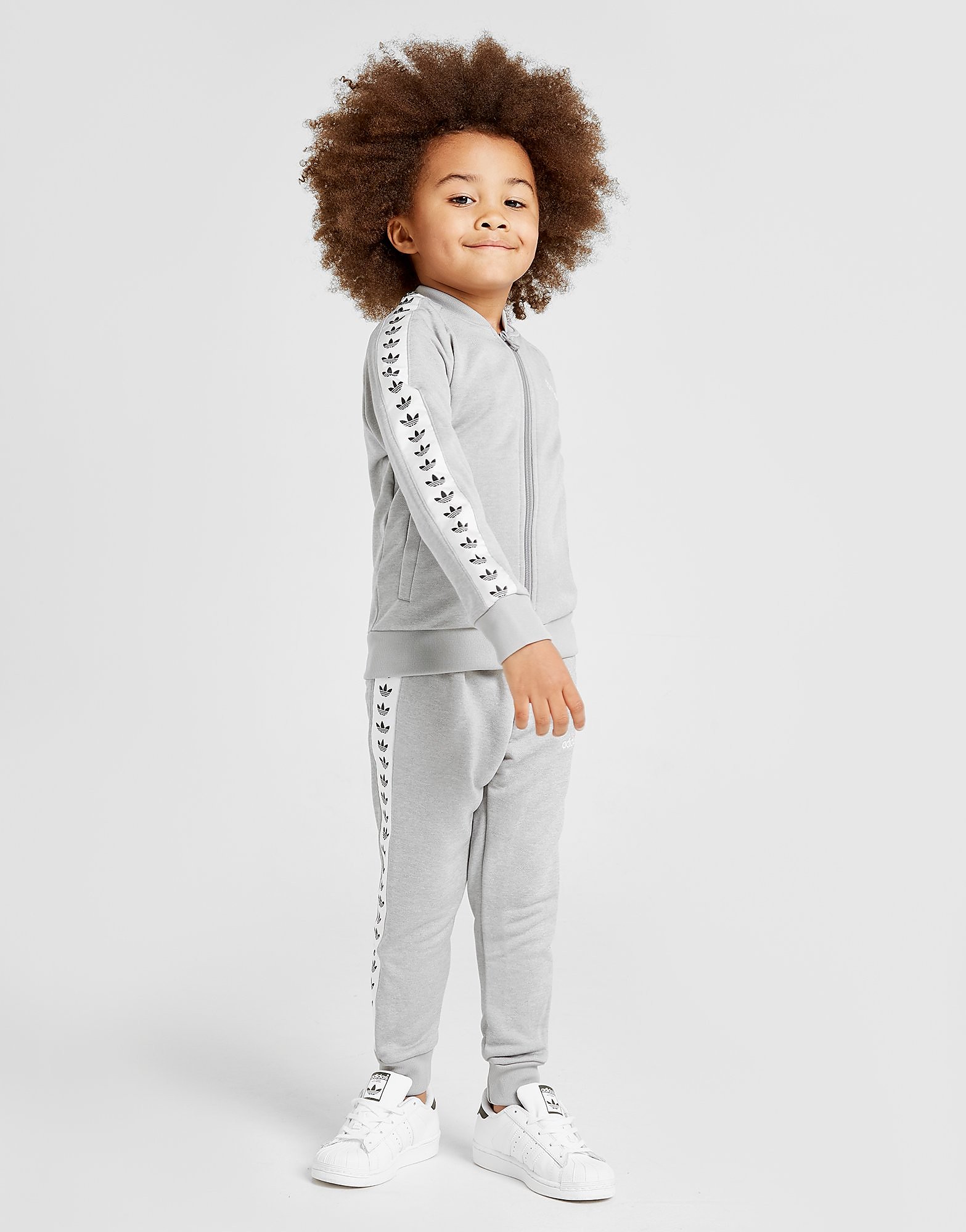 Adidas Originals Tape Superstar Tracksuit Children Alleen Bij Jd Grijs Kind adidas originals kopen in de aanbieding