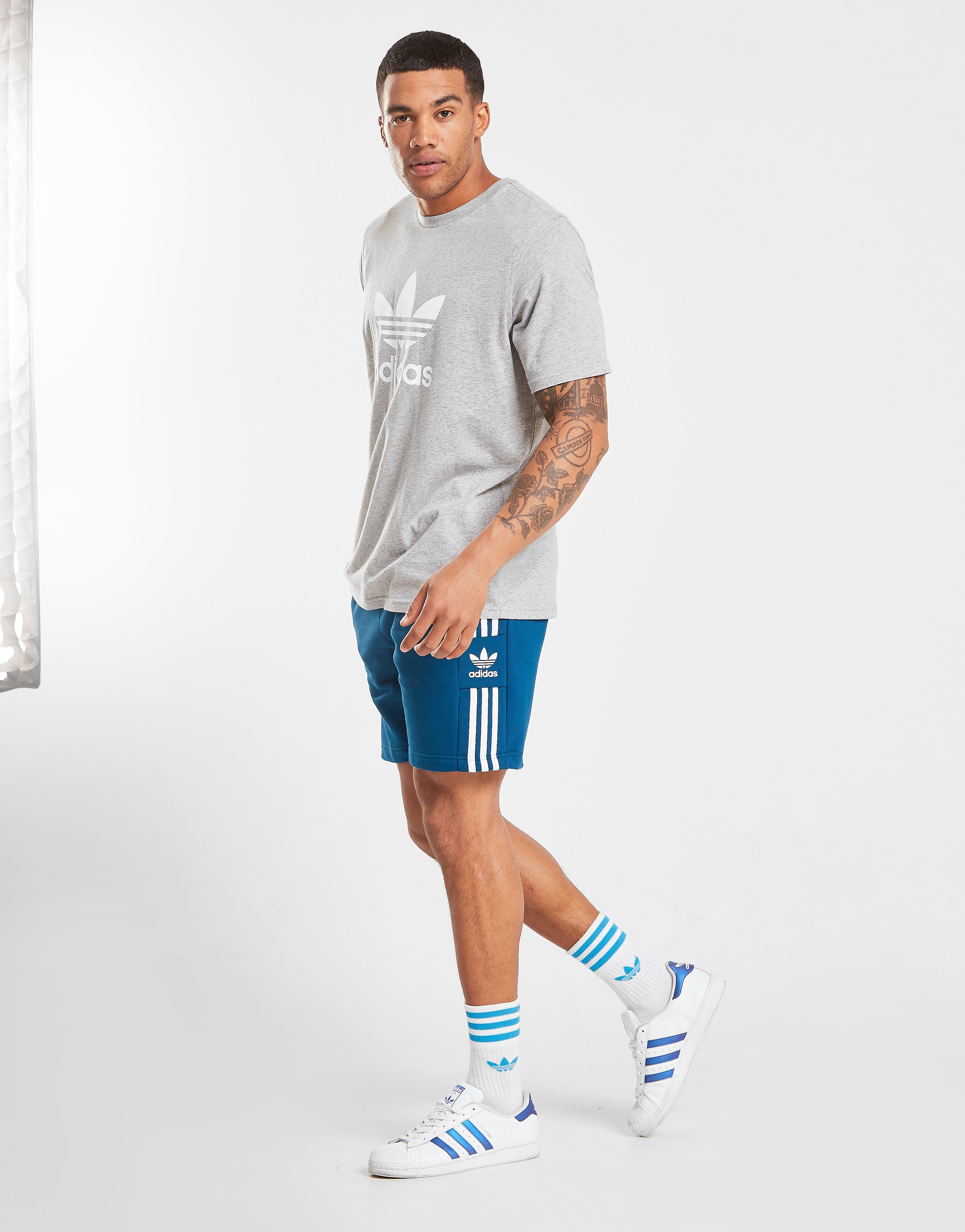 Adidas Originals Id96 Shorts Heren Alleen Bij Jd Blauw adidas originals kopen in de aanbieding