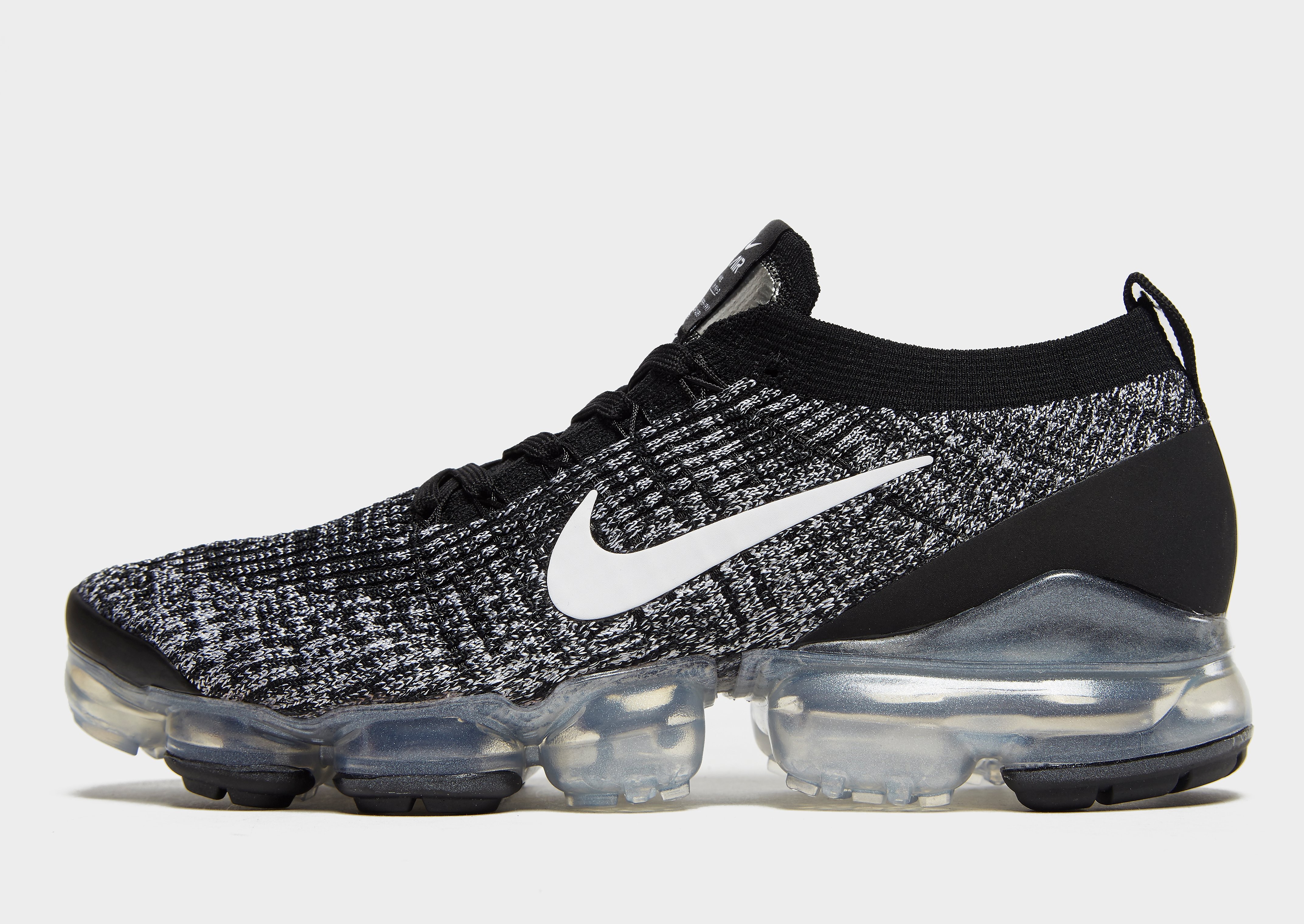 

Nike Air VaporMax Flyknit 3 - Black/White - Mens, Black/White