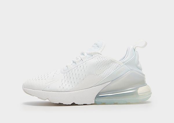 Nike Air Max 270 Junior - White/Metallic Silver/White, White/Metallic Silver/White