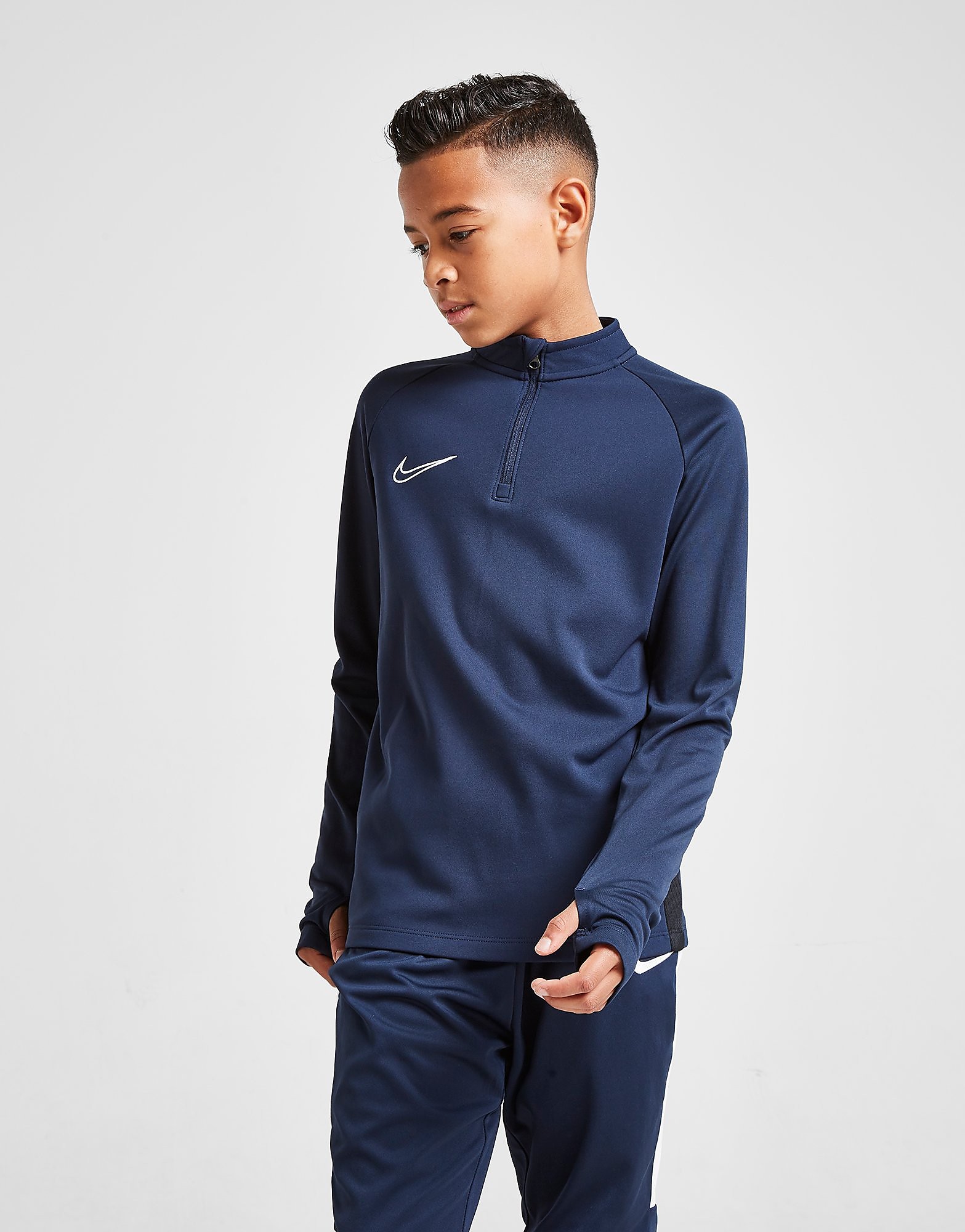 Nike Academy 14 Zip Track Top Junior Blauw Kind nike kopen in de aanbieding