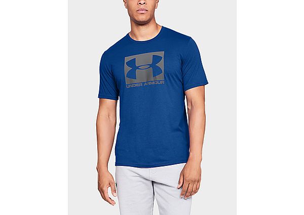 Under Armour T-shirt Boxed Logo Homme - Royal, Royal