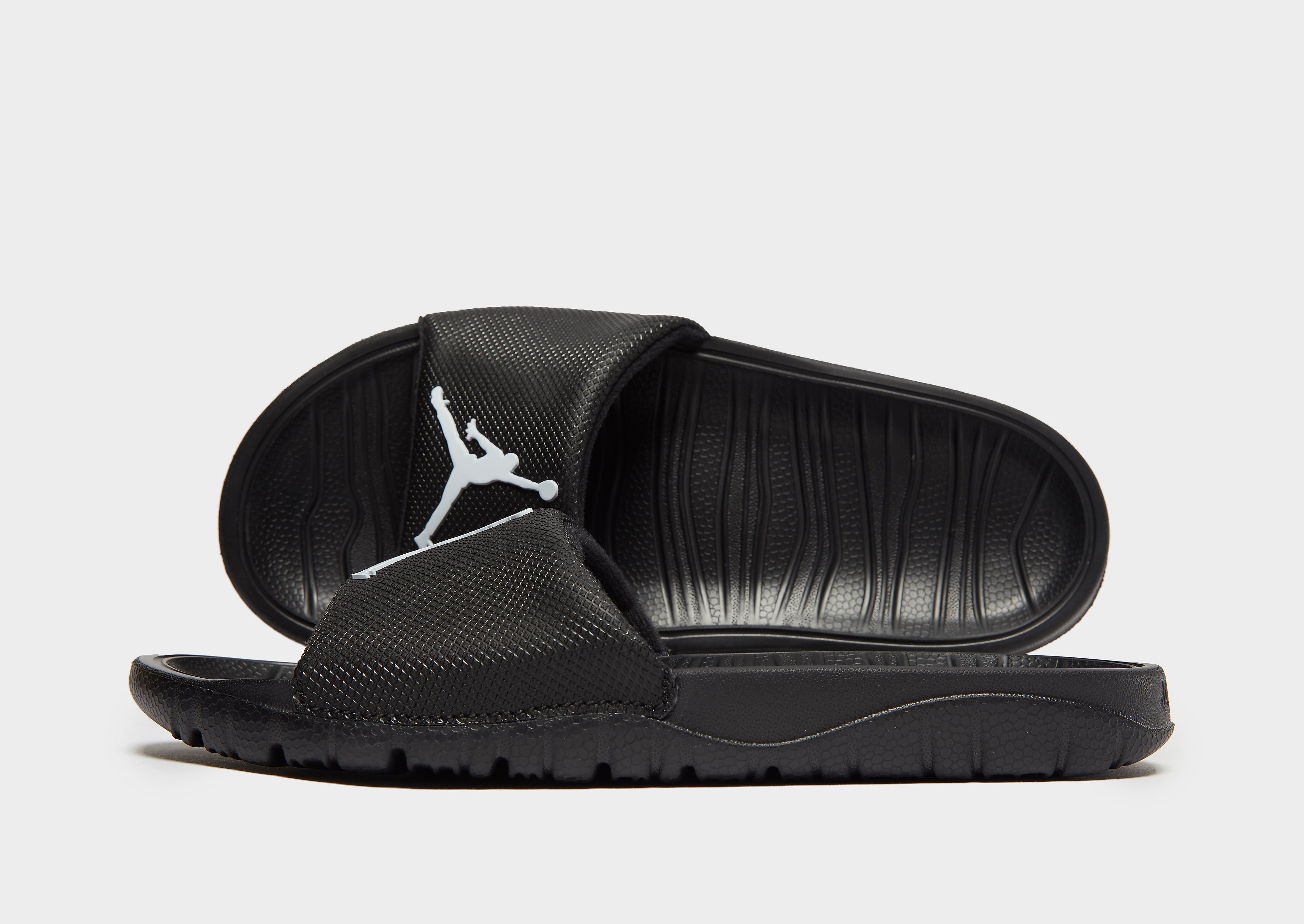 

Jordan Slides Junior - Black/White - Kids, Black/White