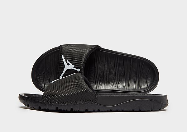 Nike Jordan Break Older Kids' Slides, Black/White/White