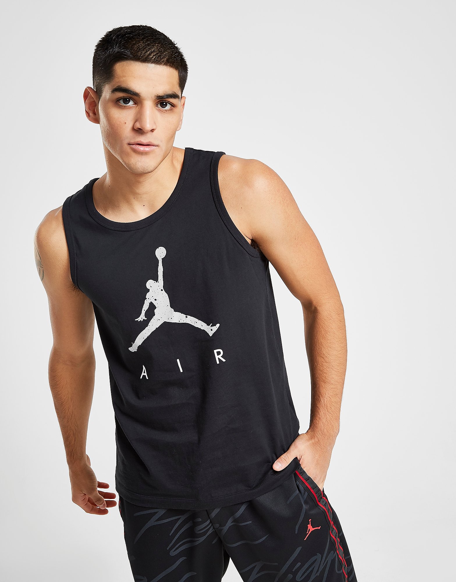 Jordan Pool Tank Top Heren Zwart jordan kopen in de aanbieding