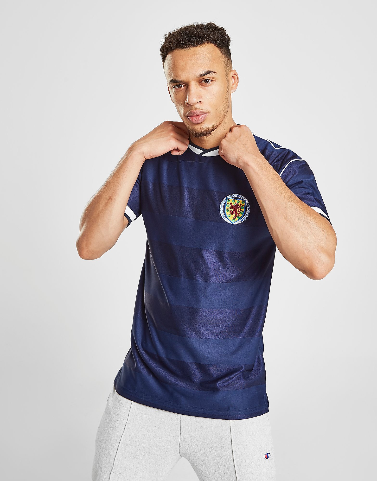 

Score Draw Scotland '86 Home Shirt - Blue - Mens, Blue