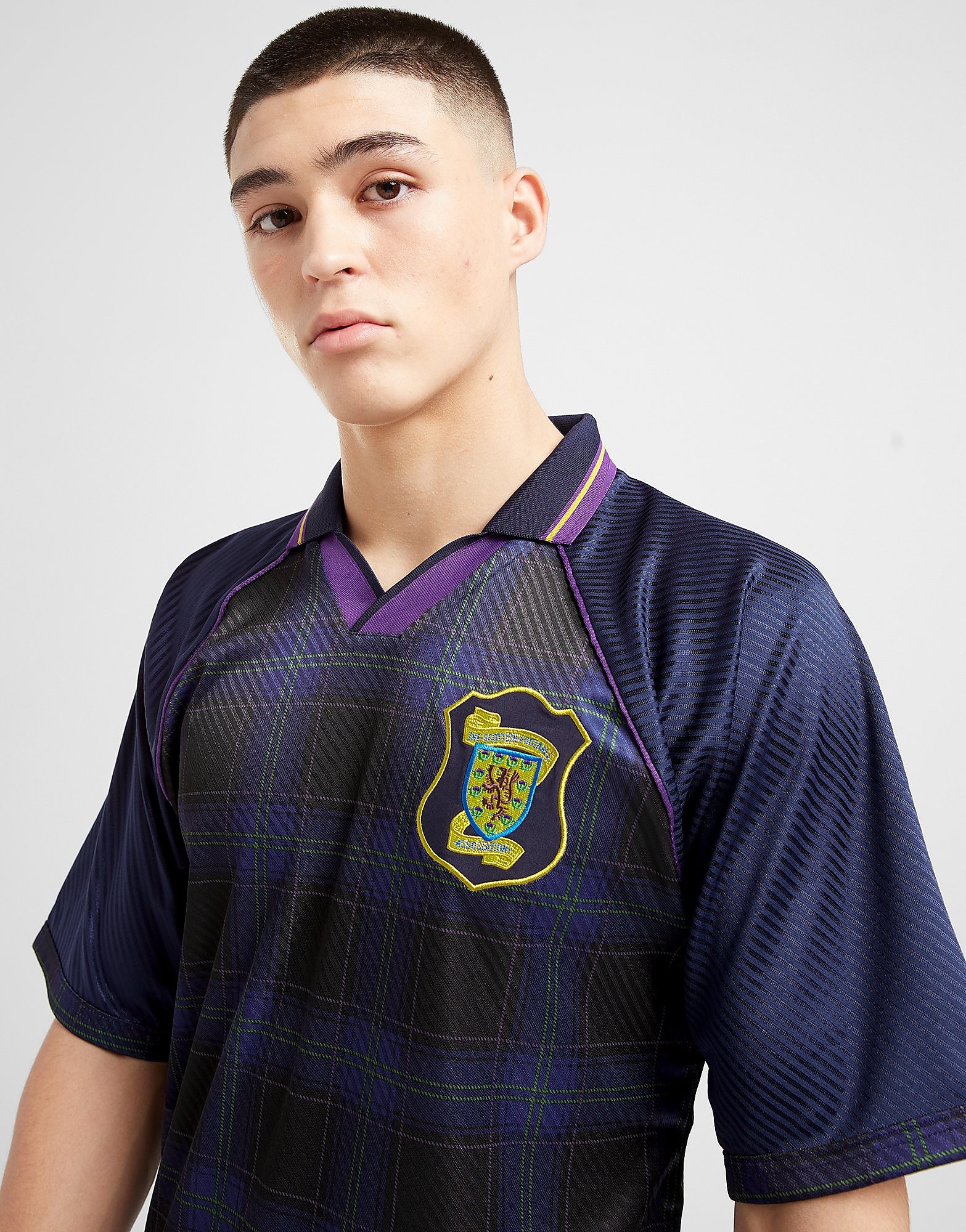 

Score Draw Scotland '96 Euro Championship Home Shirt - Navy/Black/Purple - Mens, Navy/Black/Purple