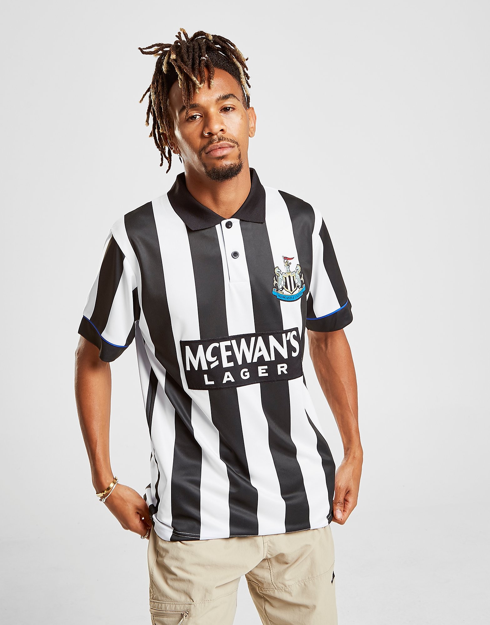 

Score Draw Newcastle United FC '95 Home Shirt - Black/White - Mens, Black/White