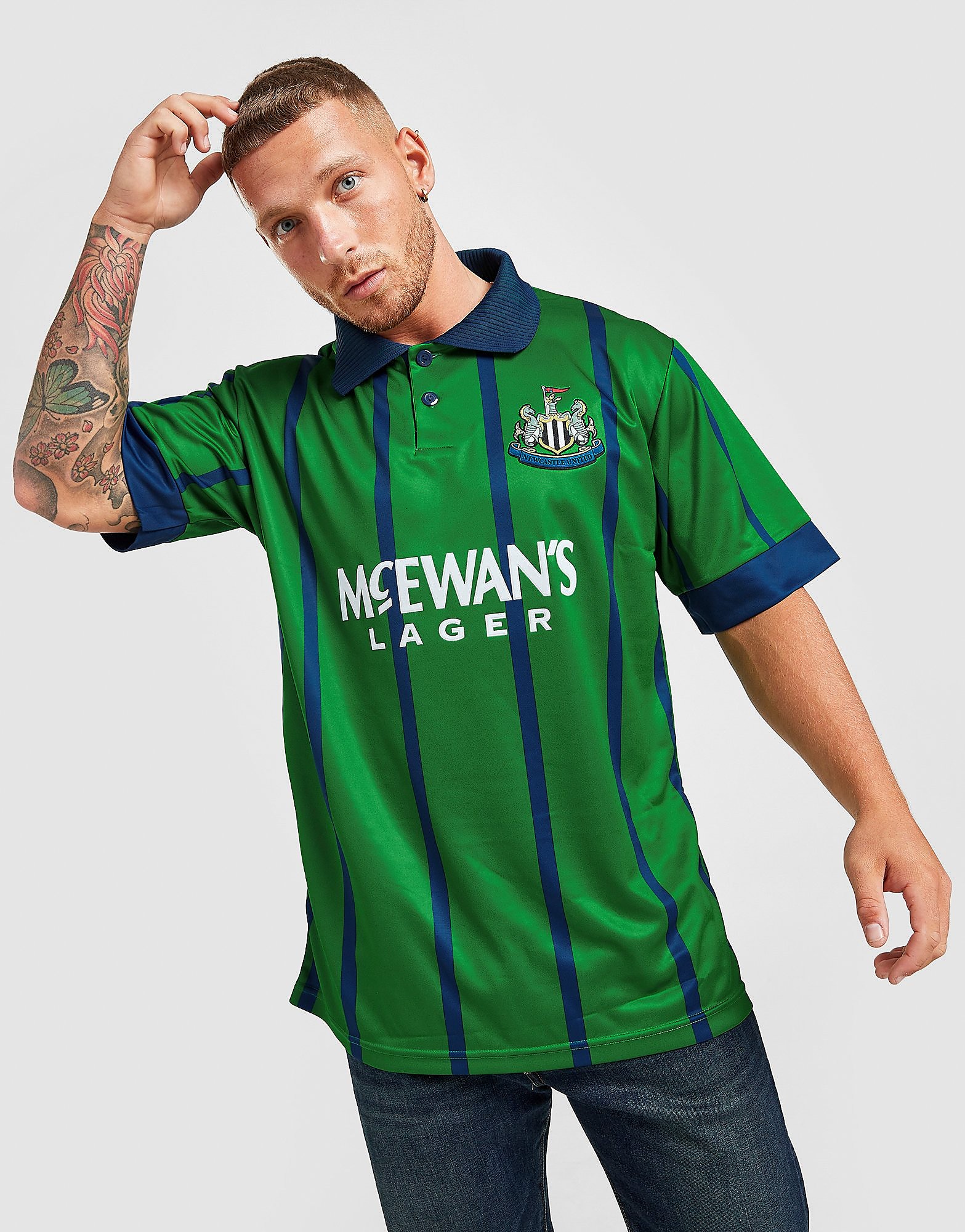 

Score Draw Newcastle United FC '95 Away Shirt - Green/Blue - Mens, Green/Blue