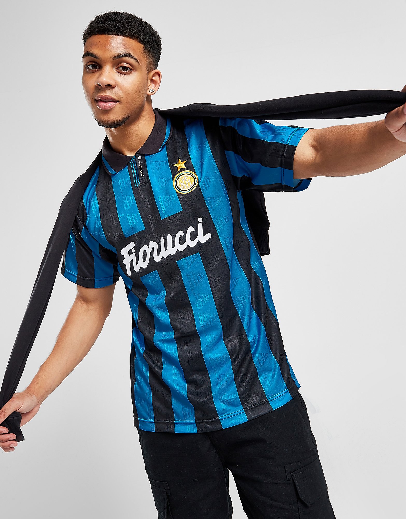 

Score Draw Inter Milan '92 Home Shirt - Blue/Black - Mens, Blue/Black