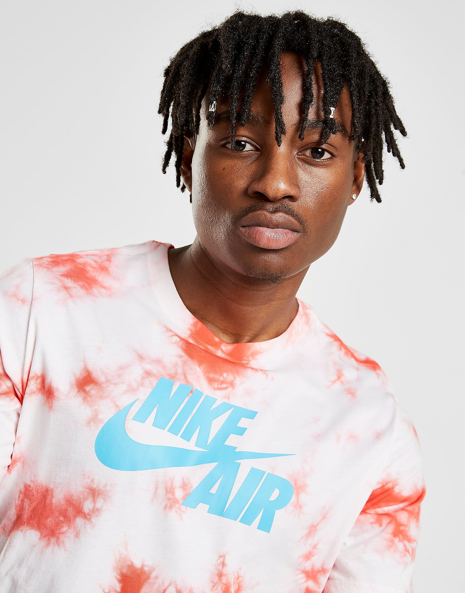 Nike Air Tie Dye T Shirt Heren Rood nike kopen in de aanbieding
