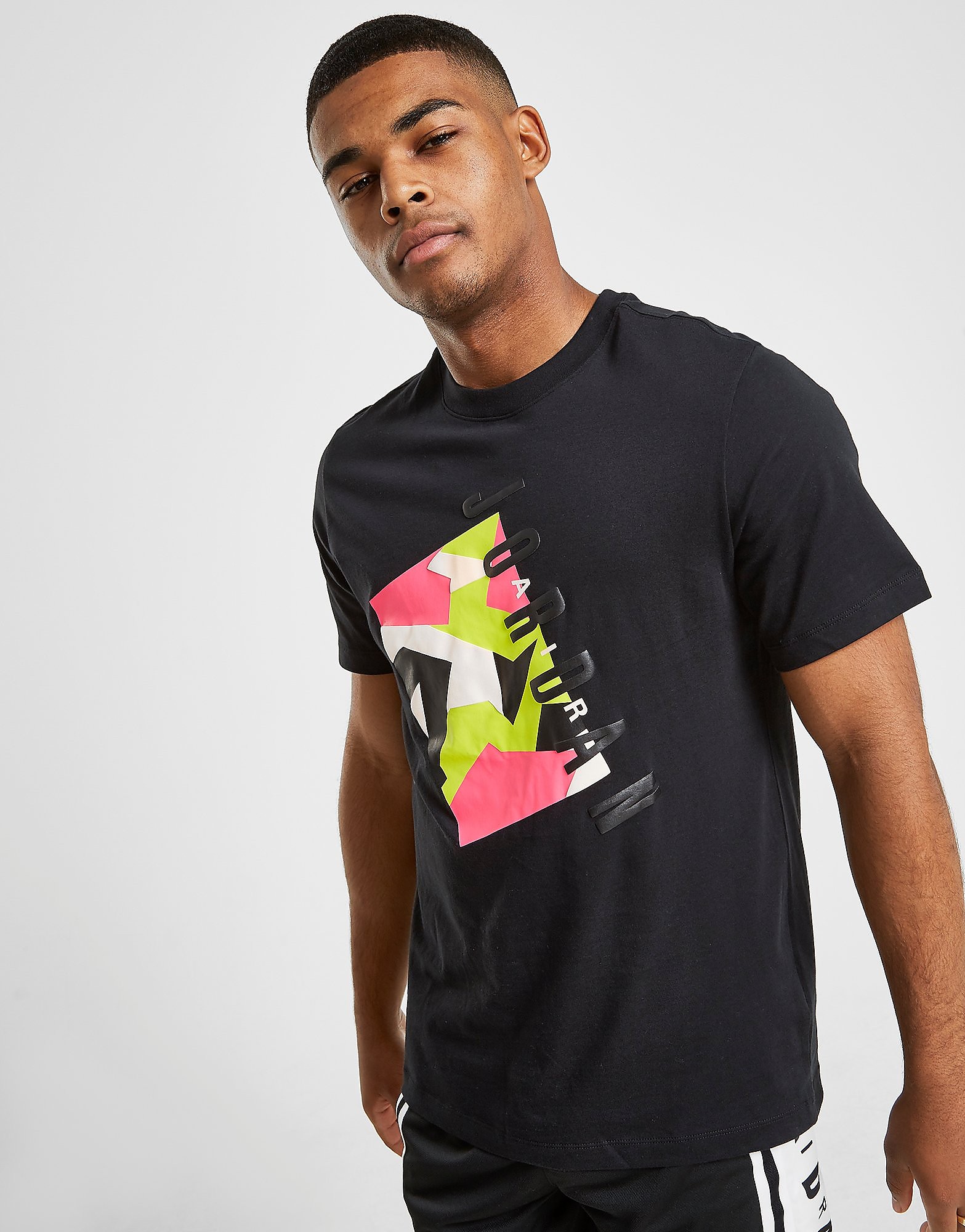 Jordan Pattern T Shirt Heren Zwart jordan kopen in de aanbieding